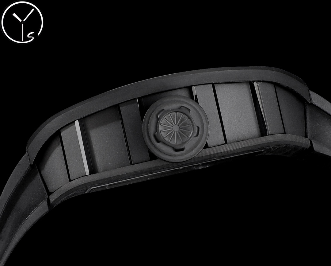 Best Richard Mille RM 052 Replica Black Carbon Fiber Case Watch – Men’s Luxury Watch With Skeleton Skull Dial