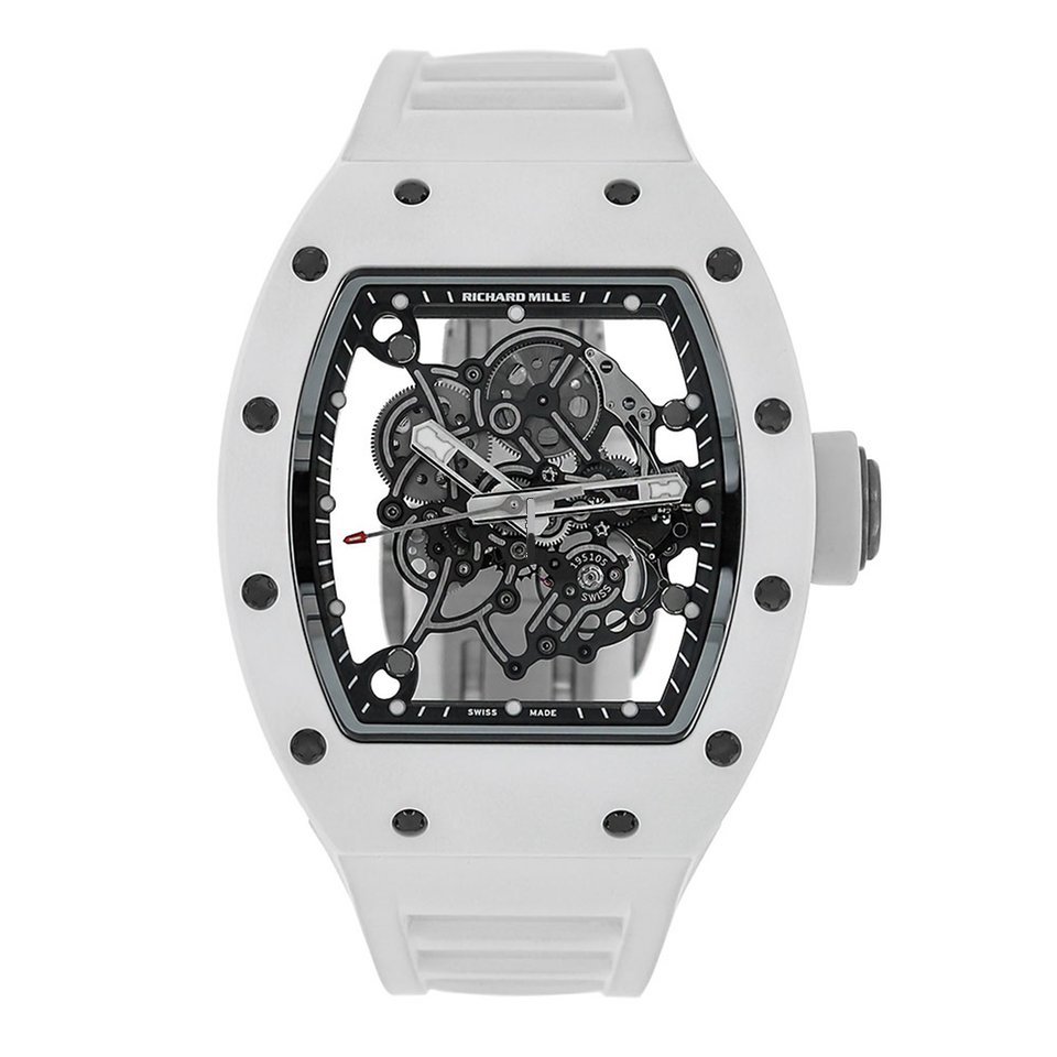 Richard Mille RM055 Replica Bubba Watson White Ceramic wholesale factory price