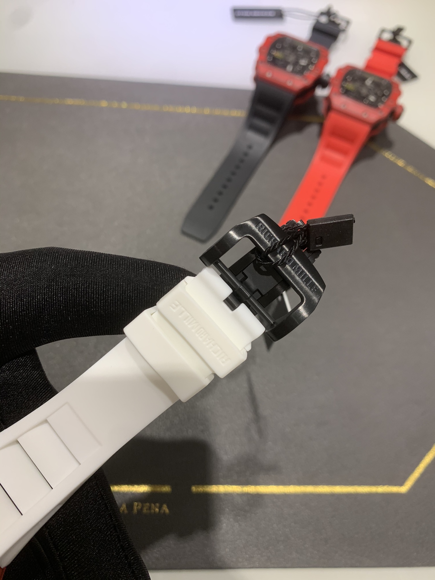 Swiss Richard Mille RM 35-01 Replica Rafael Nadal Red Case Watch – Carbon Fiber Case, Luxury Sport Design