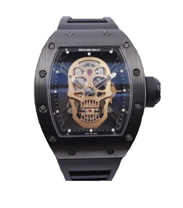 Richard Mille RM052 Replica Skull Black Ceramic wholesale factory price