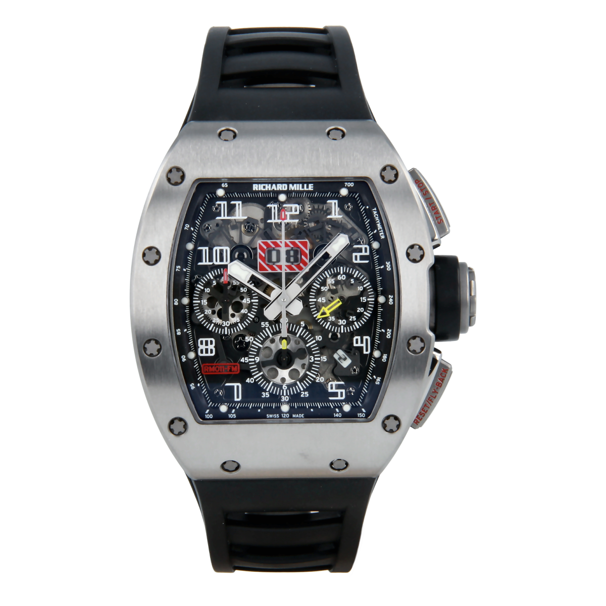 Richard Mille RM011 FM Felipe Massa Chronograph Silver wholesale factory price