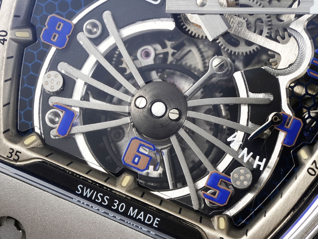 Swiss Richard Mille RM 21-01 Replica Tourbillon Aerodyne Carbon Tpt Watch For Men – High-End Skeleton Dial