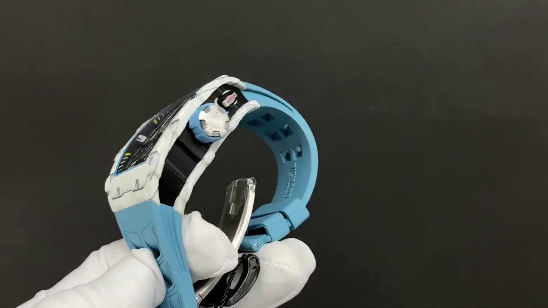 Best Swiss Richard Mille RM 35-03 Replica Rafael Nadal Watch for Men | White Carbon Fiber Case | Blue Strap