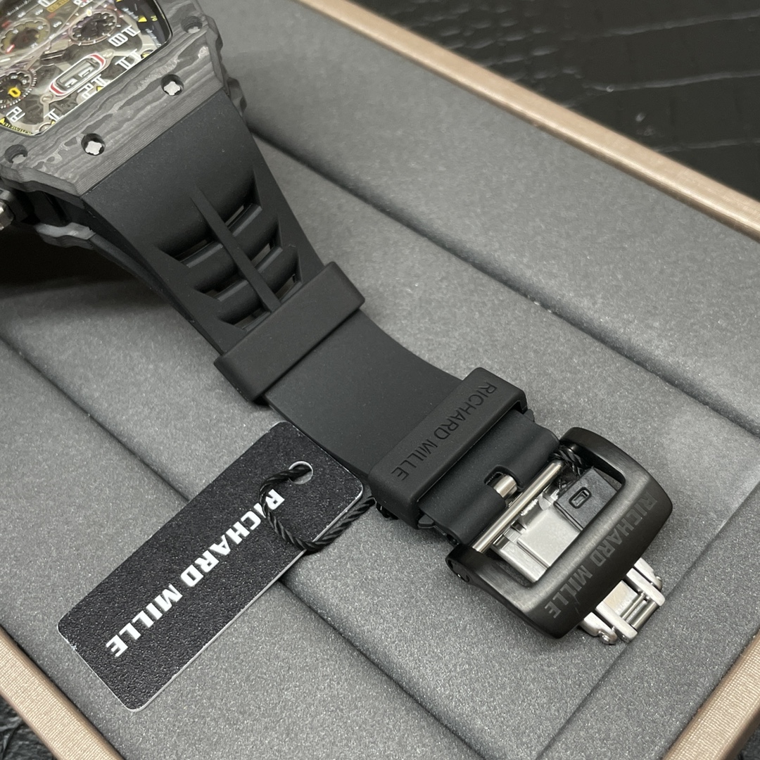 Best Richard Mille RM 11-03 Replica Watch For Men – Swiss Movement, Skeleton Dial, Carbon Fiber Case