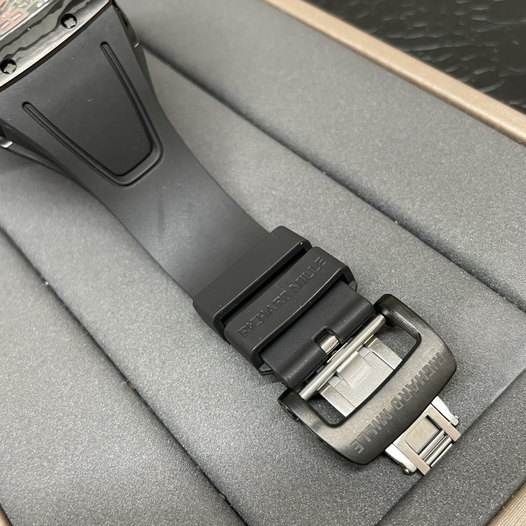 Luxury Best Richard Mille RM 40-01 Replica McLaren Speedtail – Water-Drop Case, Black Rubber Strap, Swiss Movement