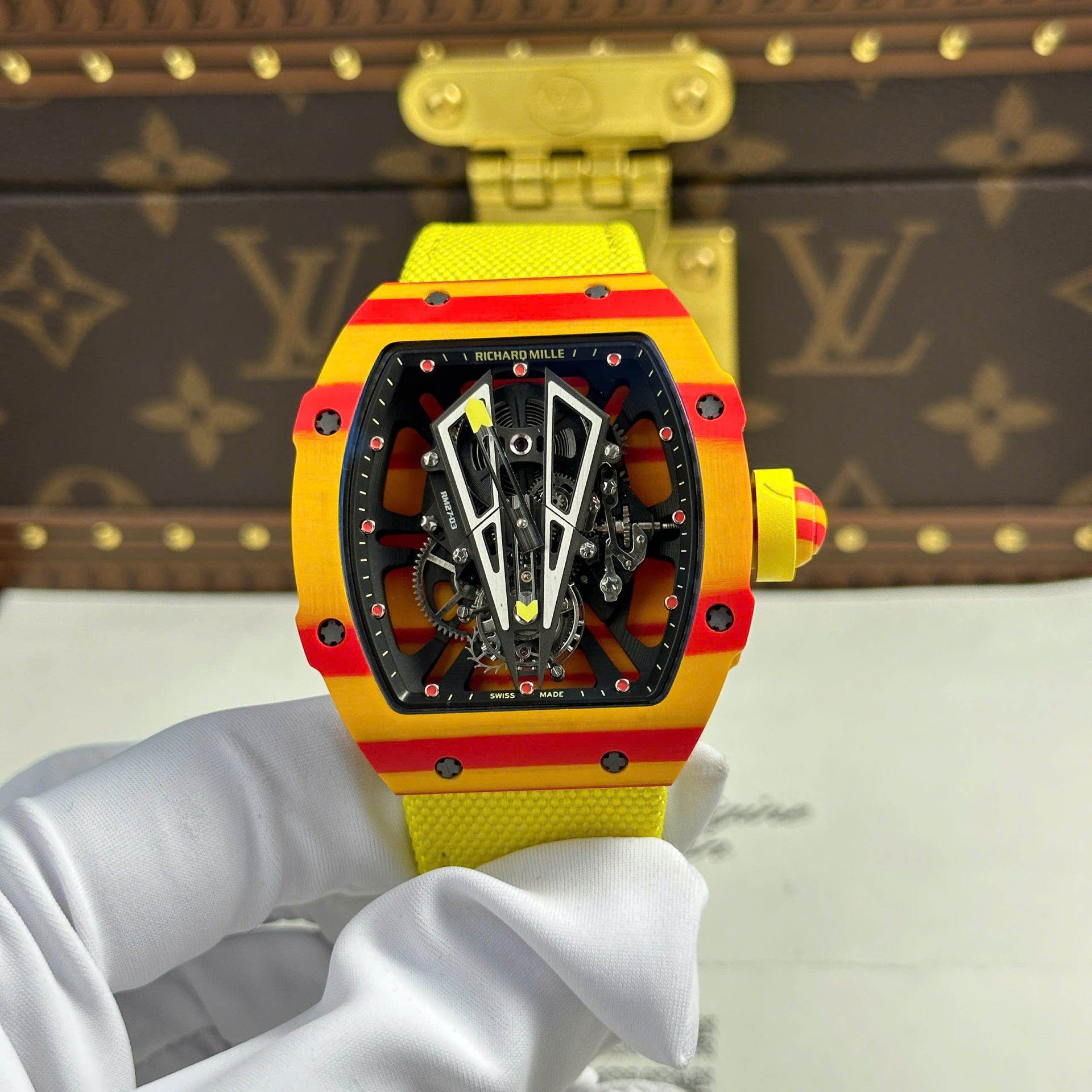 Richard Mille Replica Watches RM27-03 Tourbillon Full Carbon 44mm