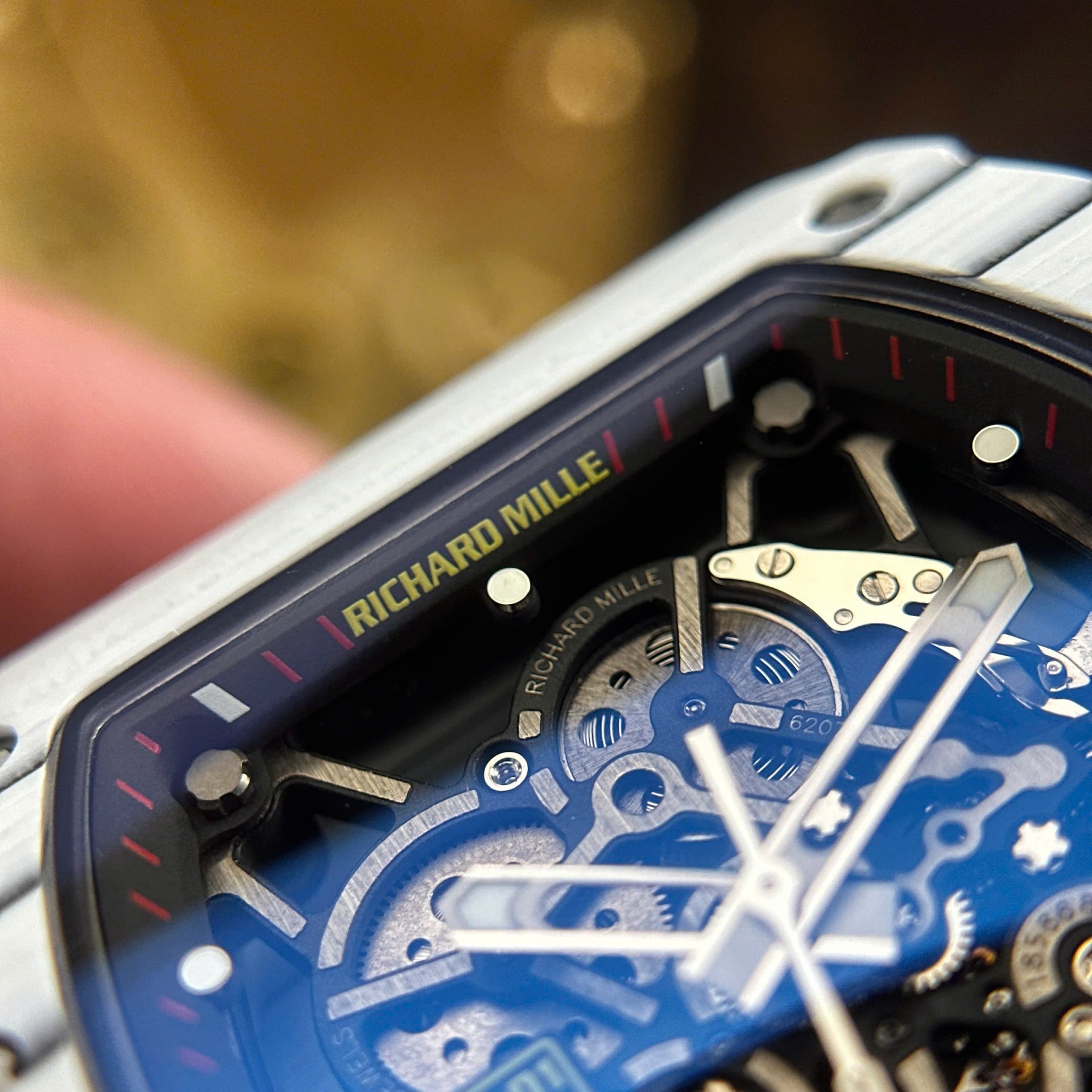 Richard Mille RM35-01 Rafael Nadal Replica Watches White Carbon NTPT ZF Factory 49,9x43mm