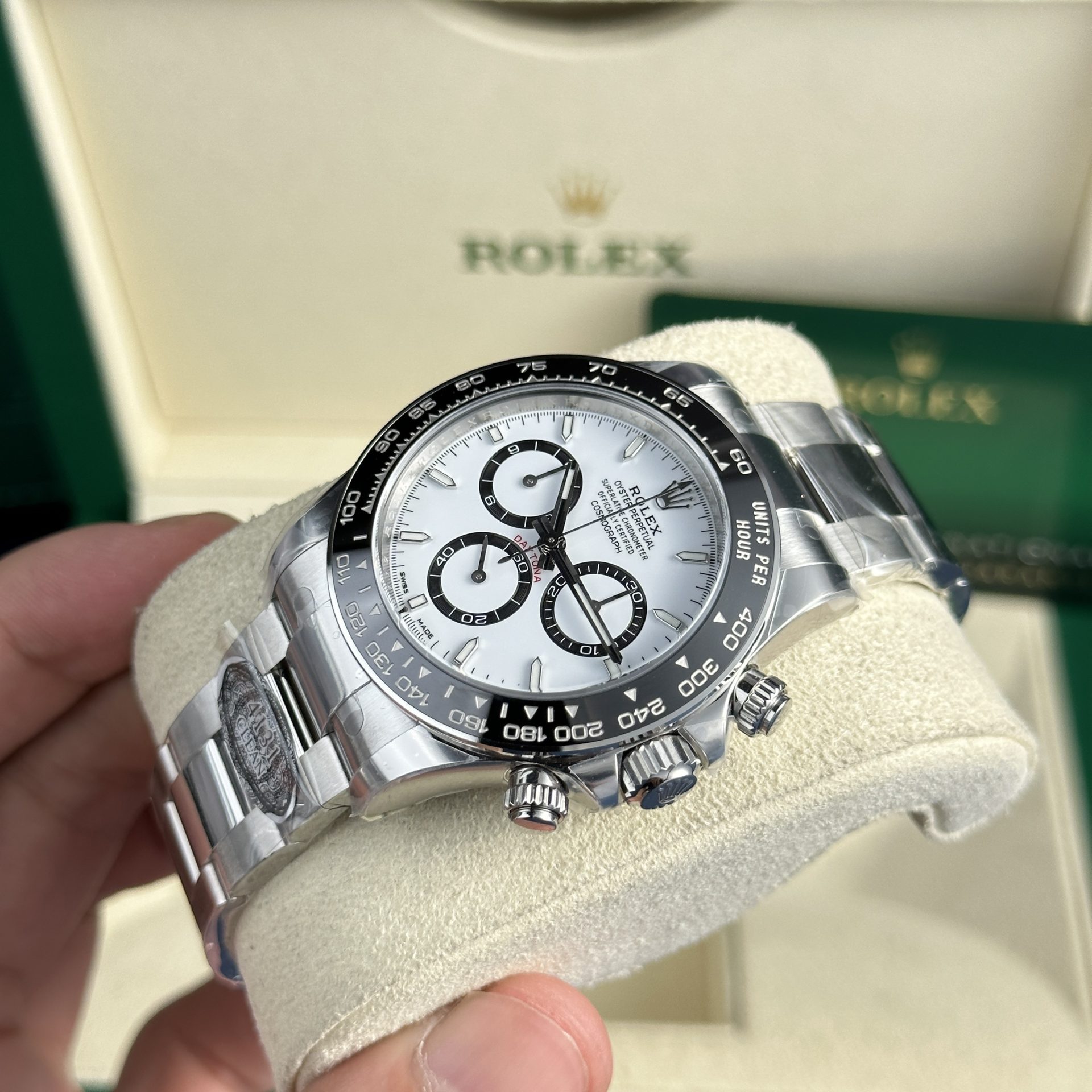 Rolex Replica 1:1 Watch Daytona 126500LN Panda New Version 4131 Clean 40mm