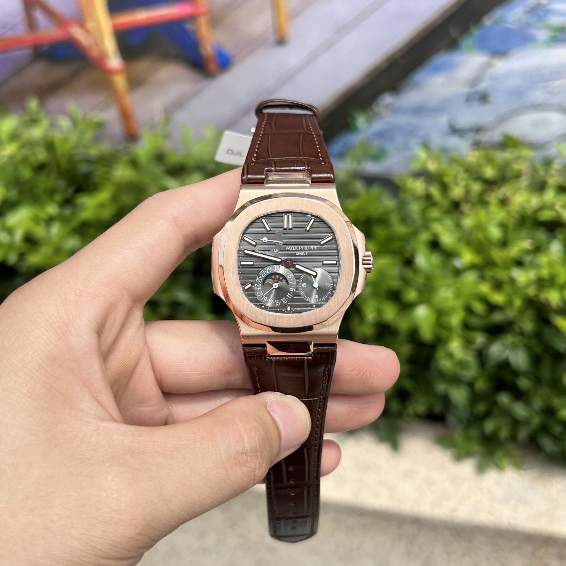 Patek Philippe Replica 1:1 Watch Nautilus 5712R Rose Gold Wrapped 18K GR Factory 40mm