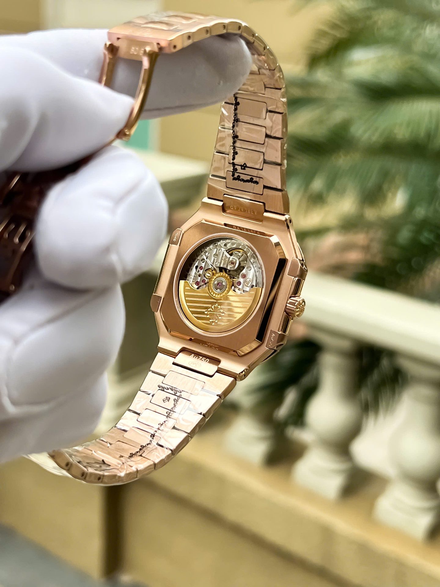 Patek Philippe Cubitus 5821 Rose Gold Replica Watch Dial Square Chocolate 45mm
