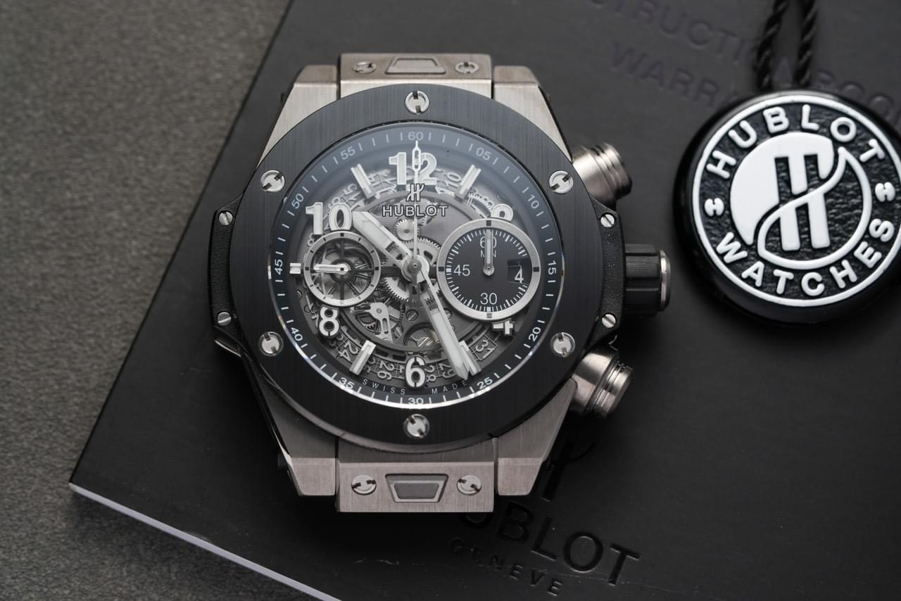 Hublot Replica 11 Watch Big Bang Unico Black Bezel Factory BBF 44mm