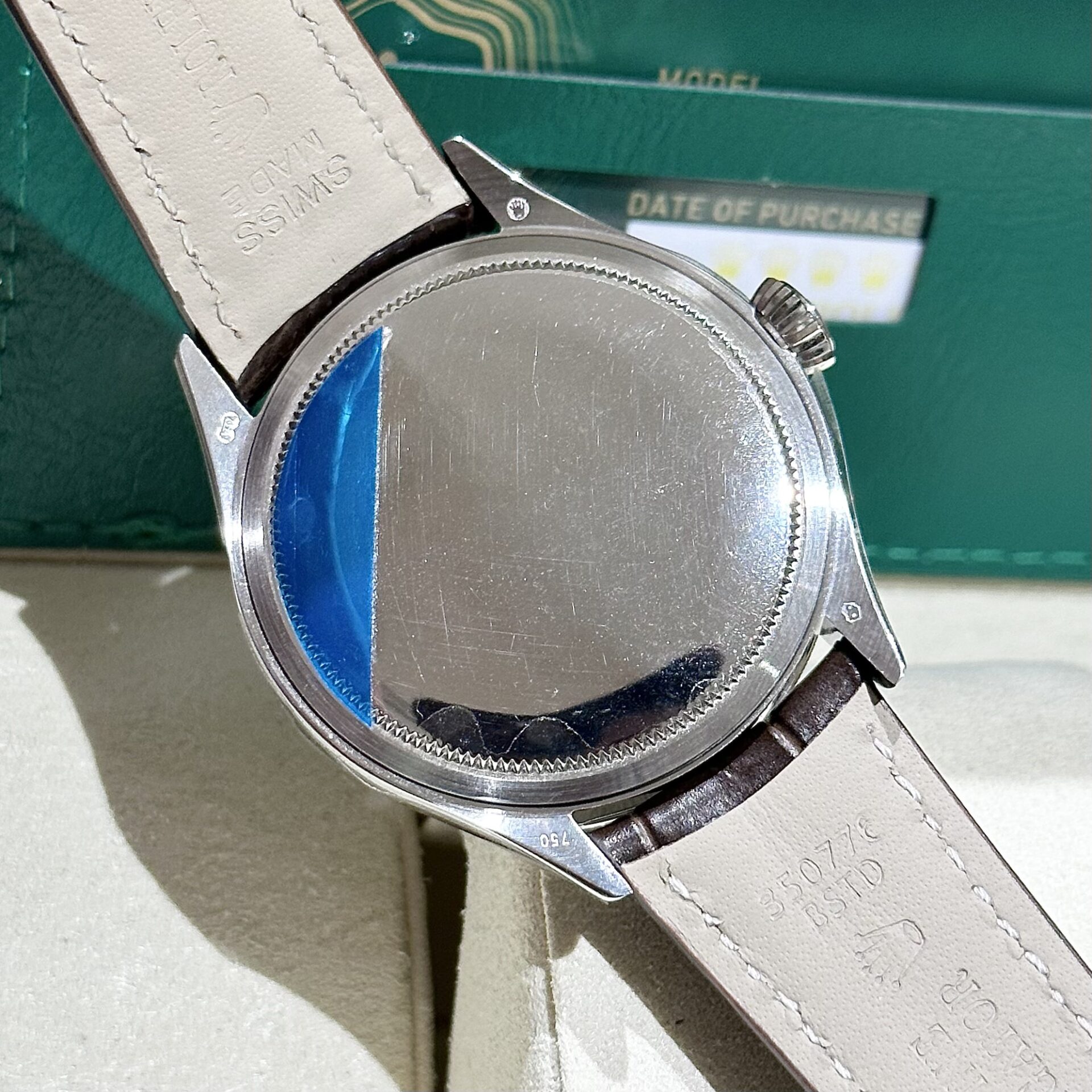 Rolex Replica 1:1 Watch Cellini Moonphase 50535 Brown Leather Strap 39mm