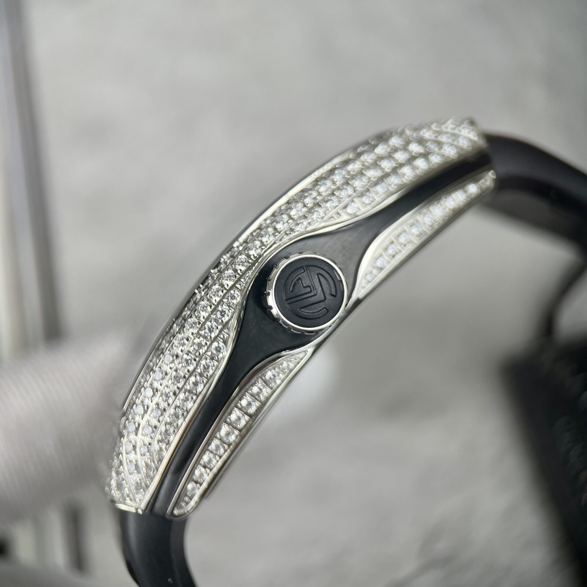 Franck Muller V45 Replica 1:1 Watch Full Diamond  ABF Factory 45mm