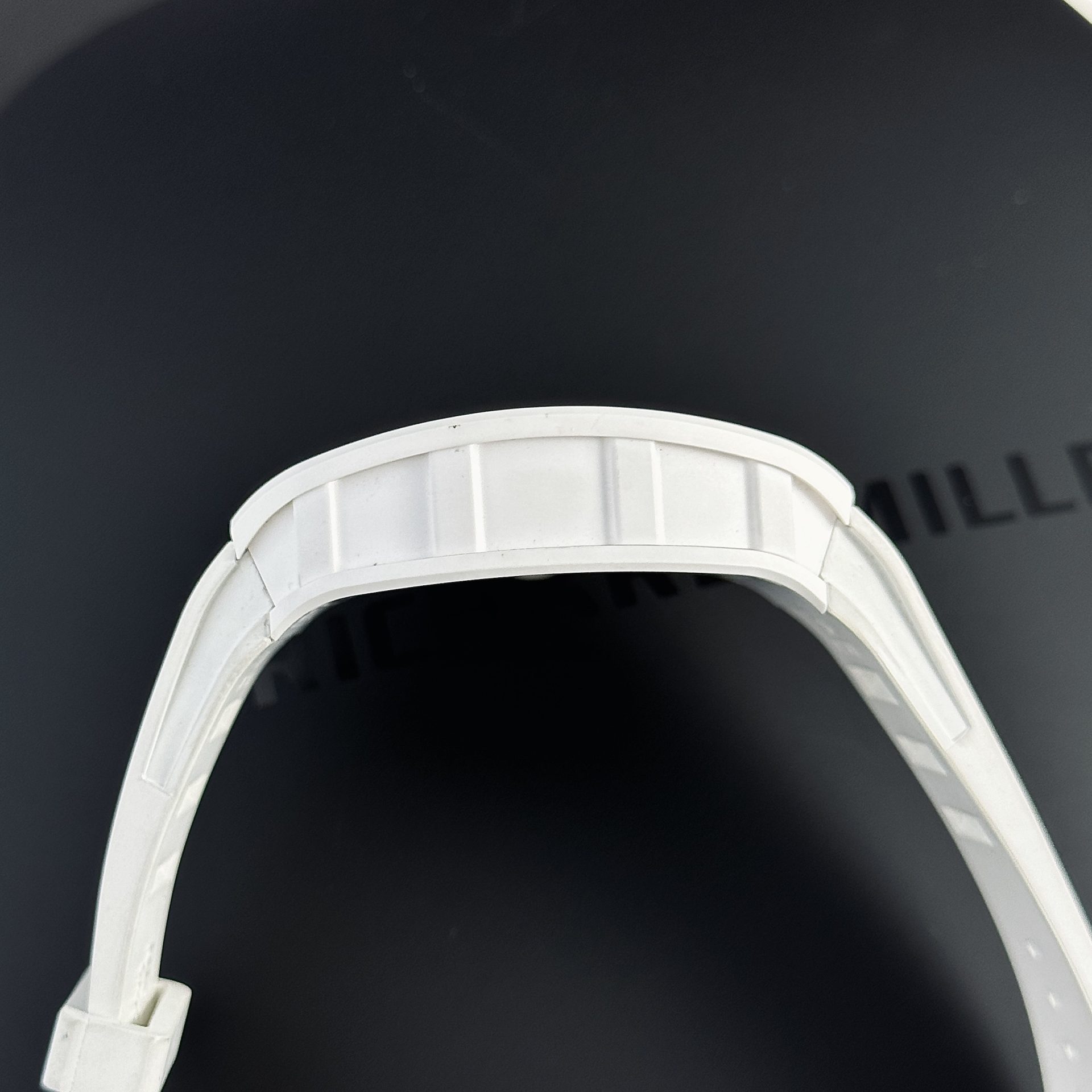 Richard Mille Rep 1:1 Watch RM055 Ceramic Bubba Watson White Factory BBR 45mm