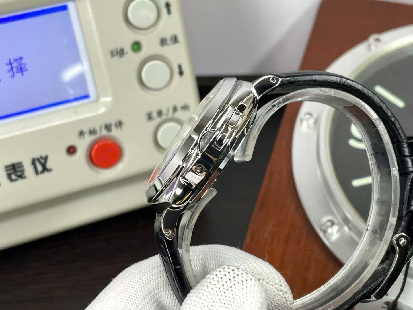 Panerai Knock Off Watches Luminor Due PAM1387 Black Leather Strap VS Factory 42mm