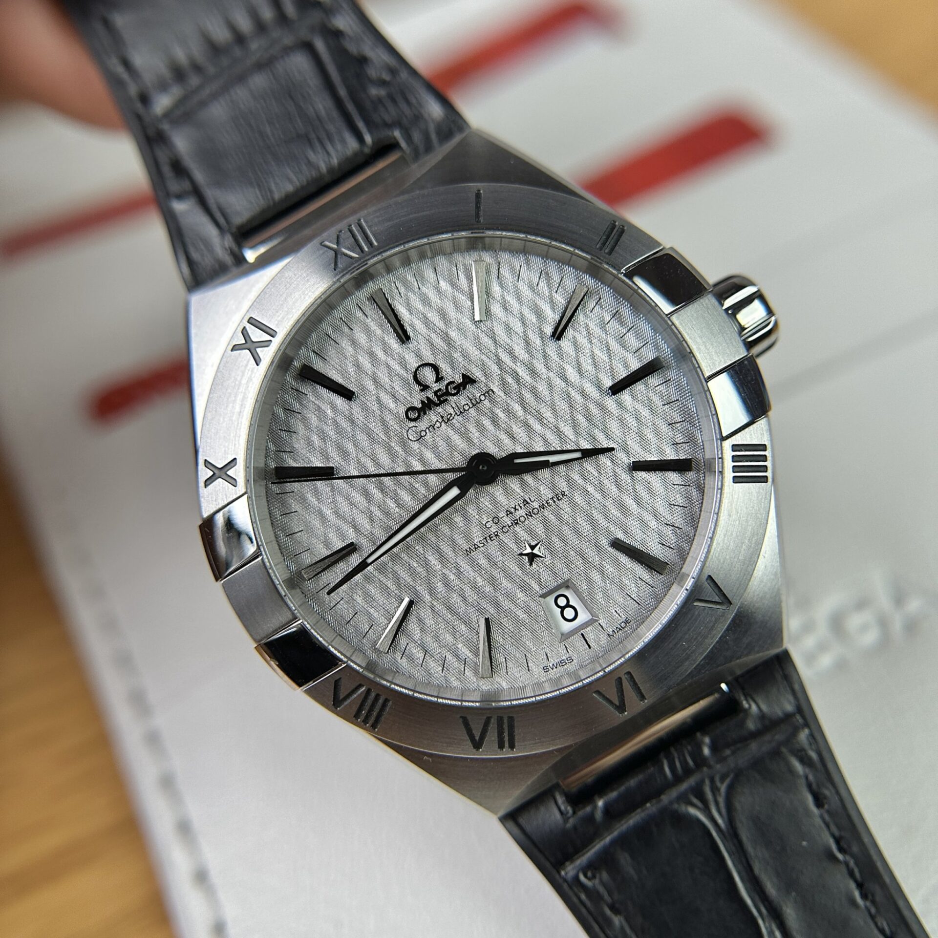 Omega Replica 1:1 Watch Constellation Leather Strap Factory VS 41mm