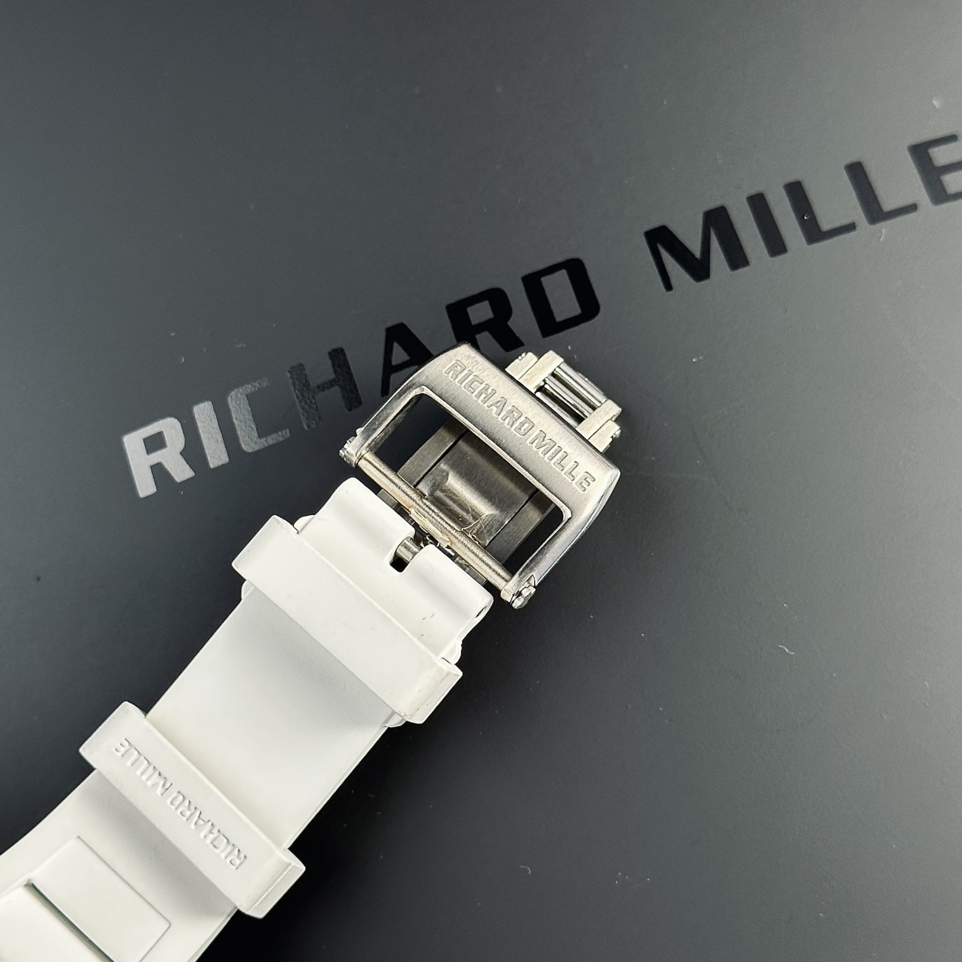 Richard Mille Rep 1:1 Watch RM055 Ceramic Bubba Watson White Factory BBR 45mm
