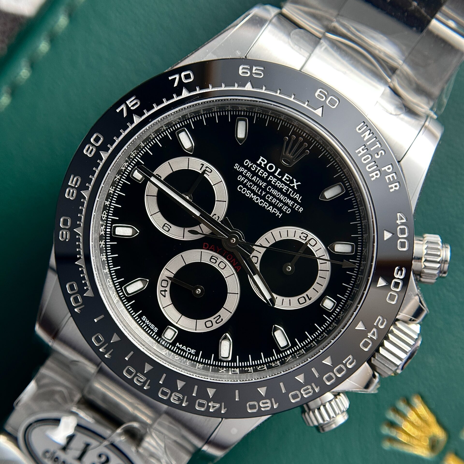 Rolex Replica 1:1 Watch Daytona 116500LN Godzilla Black Dial Clean Factory 40mm