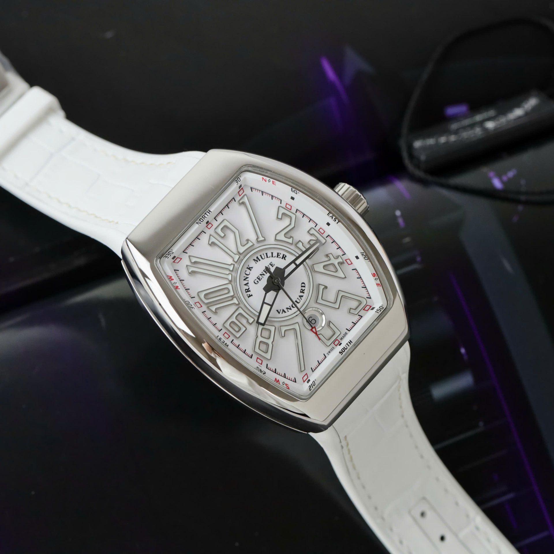 Franck Muller V45 Copies Watches White Dial Automatic Movement ABF Factory 45mm