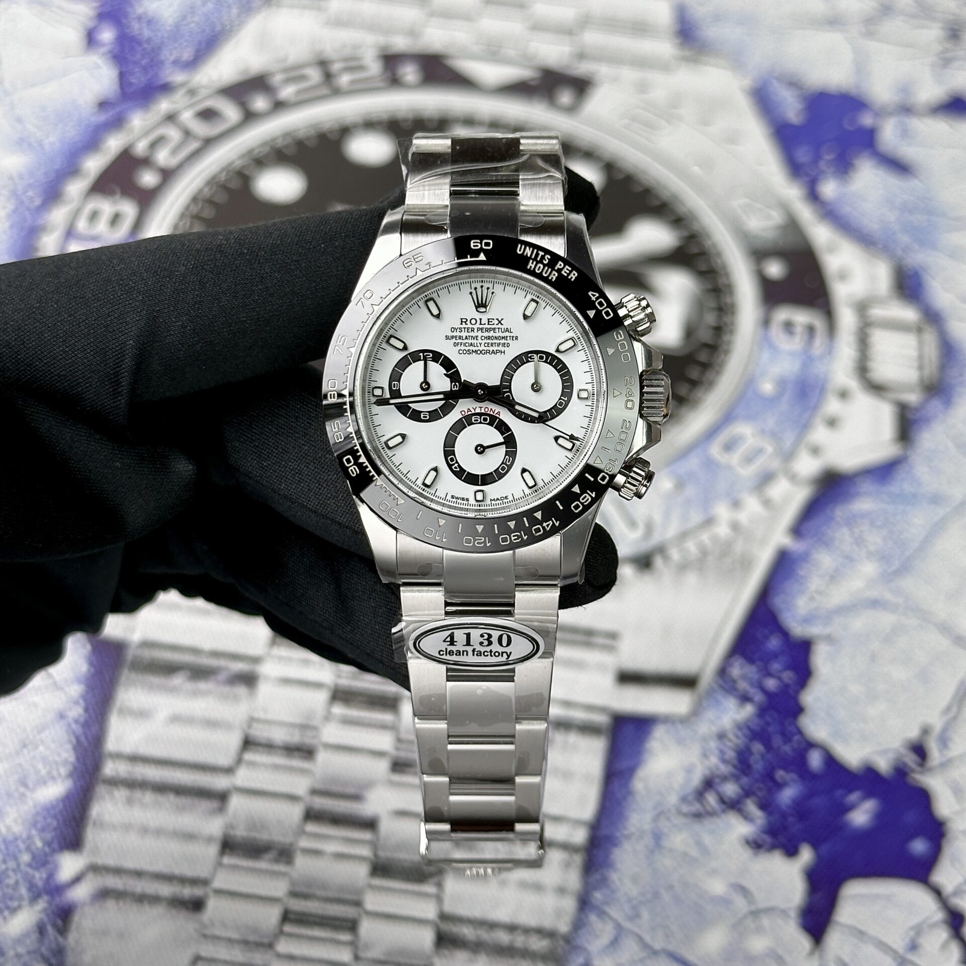 Rolex Replica 1:1 Watch Daytona 116500LN Panda White Dial Factory Clean 40mm