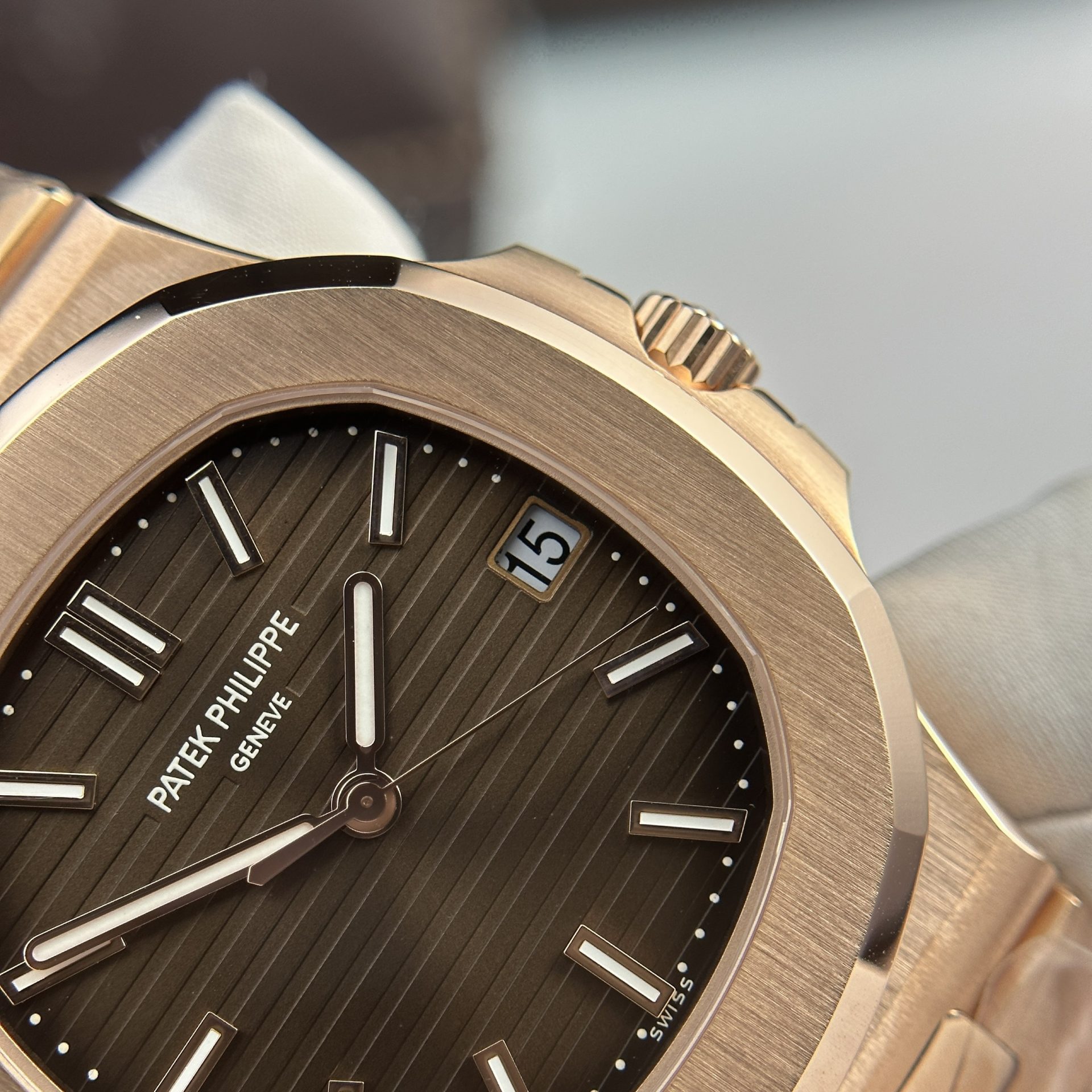Patek Philippe Nautilus 5711 Refined Full Options Customs 18K Gold Wrapped 40mm