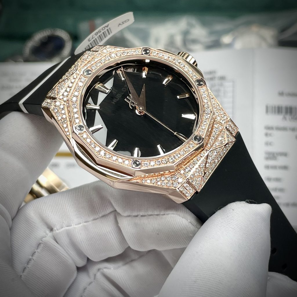 Hublot Replica 11 Watch Orlinski King Gold With Natural Diamonds 40mm