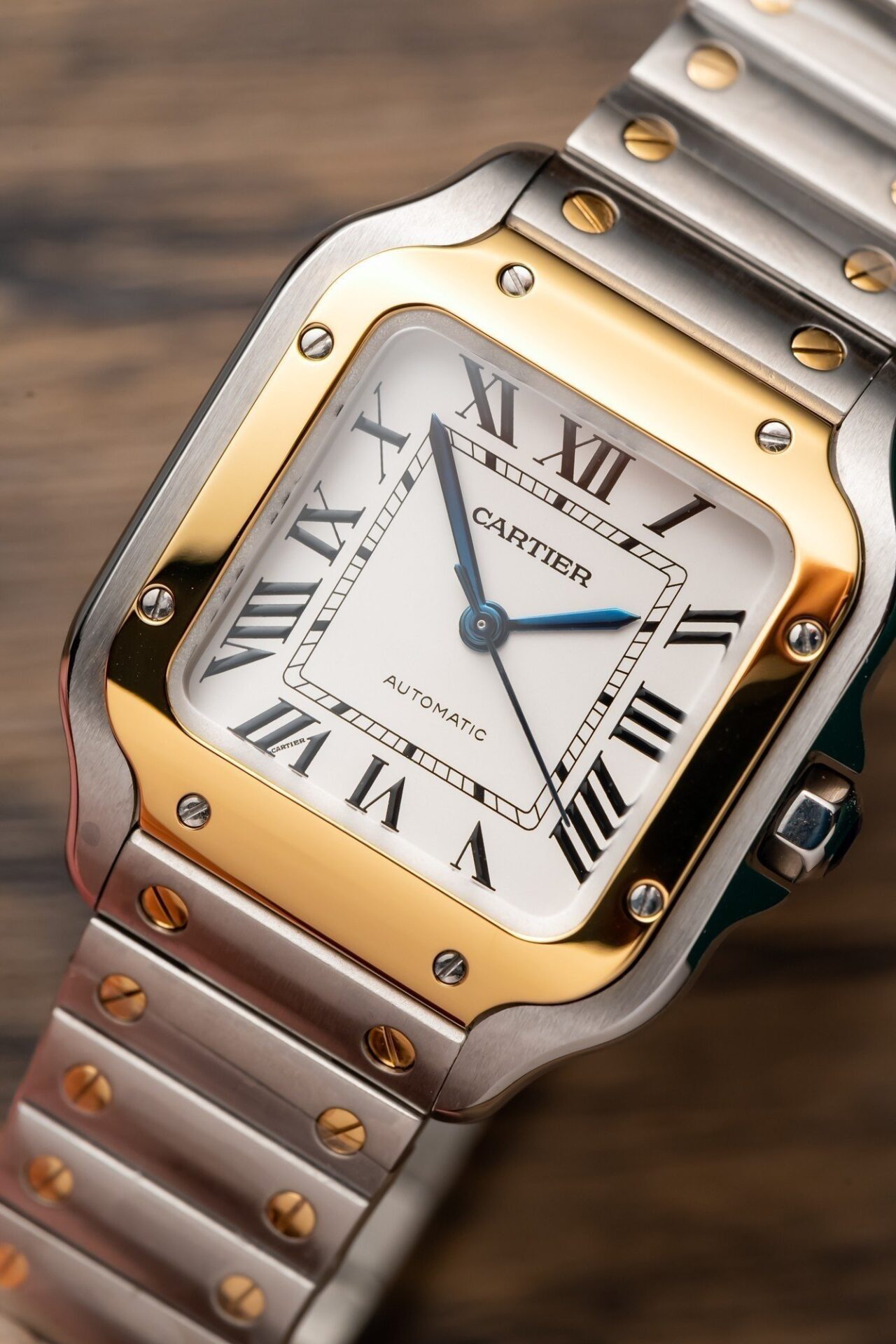 Cartier Santos WSSA0029 Replica 1:1 Watch Women s Demi Gold BV Factory 35mm