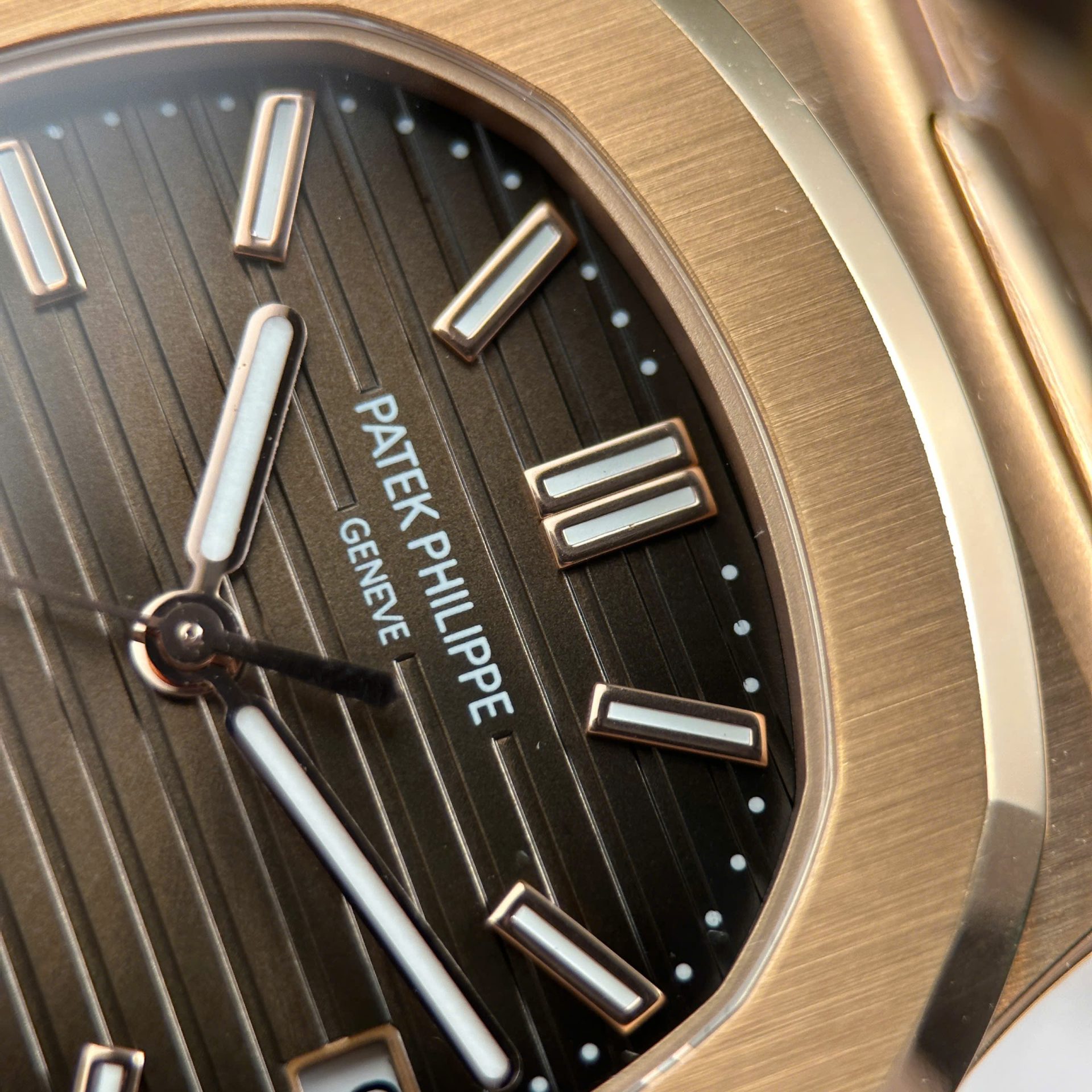 Patek Philippe Nautilus 5711 Brown Dial Copies Watches Automatic Movement BBF Factory 40mm
