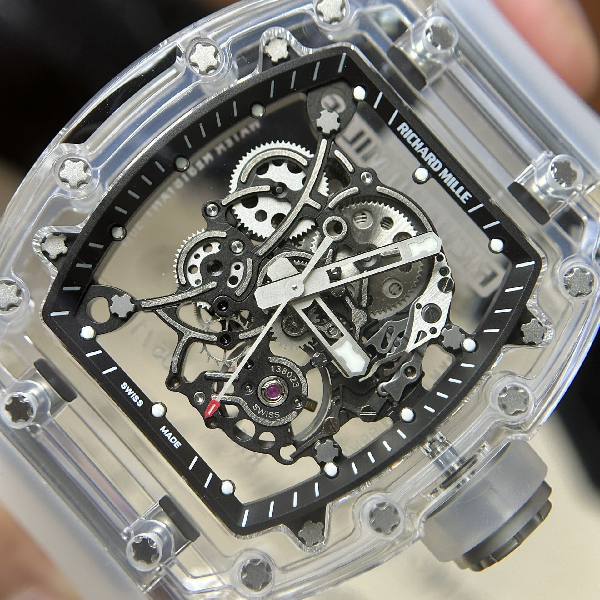Richard Mille RM055 Bubba Watson Sapphire Tourbillon Replica 1:1 Watch 43mm