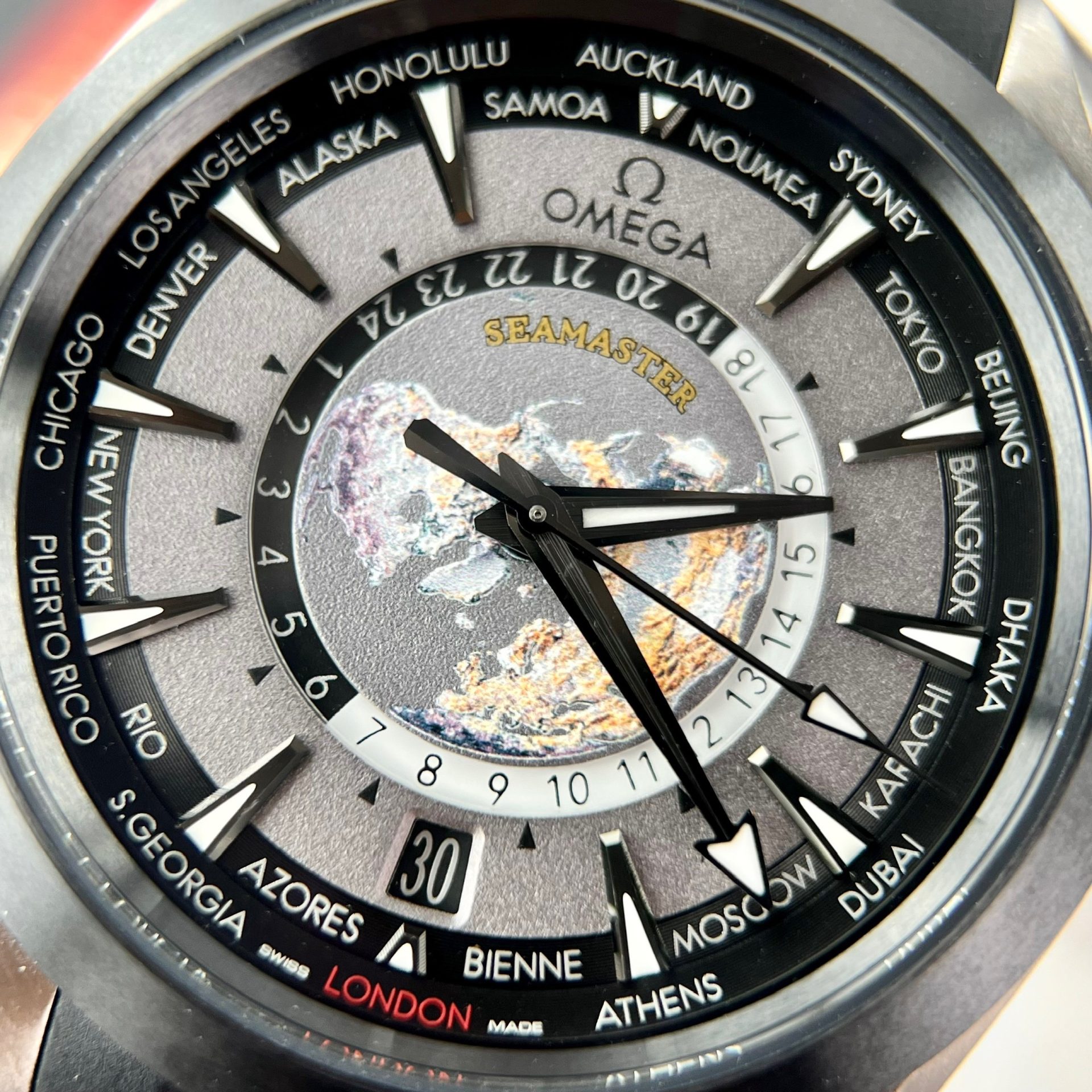 Omega Replica 1:1 Watch Seamaster Aqua Terra Worldtimer Factory VS 43mm