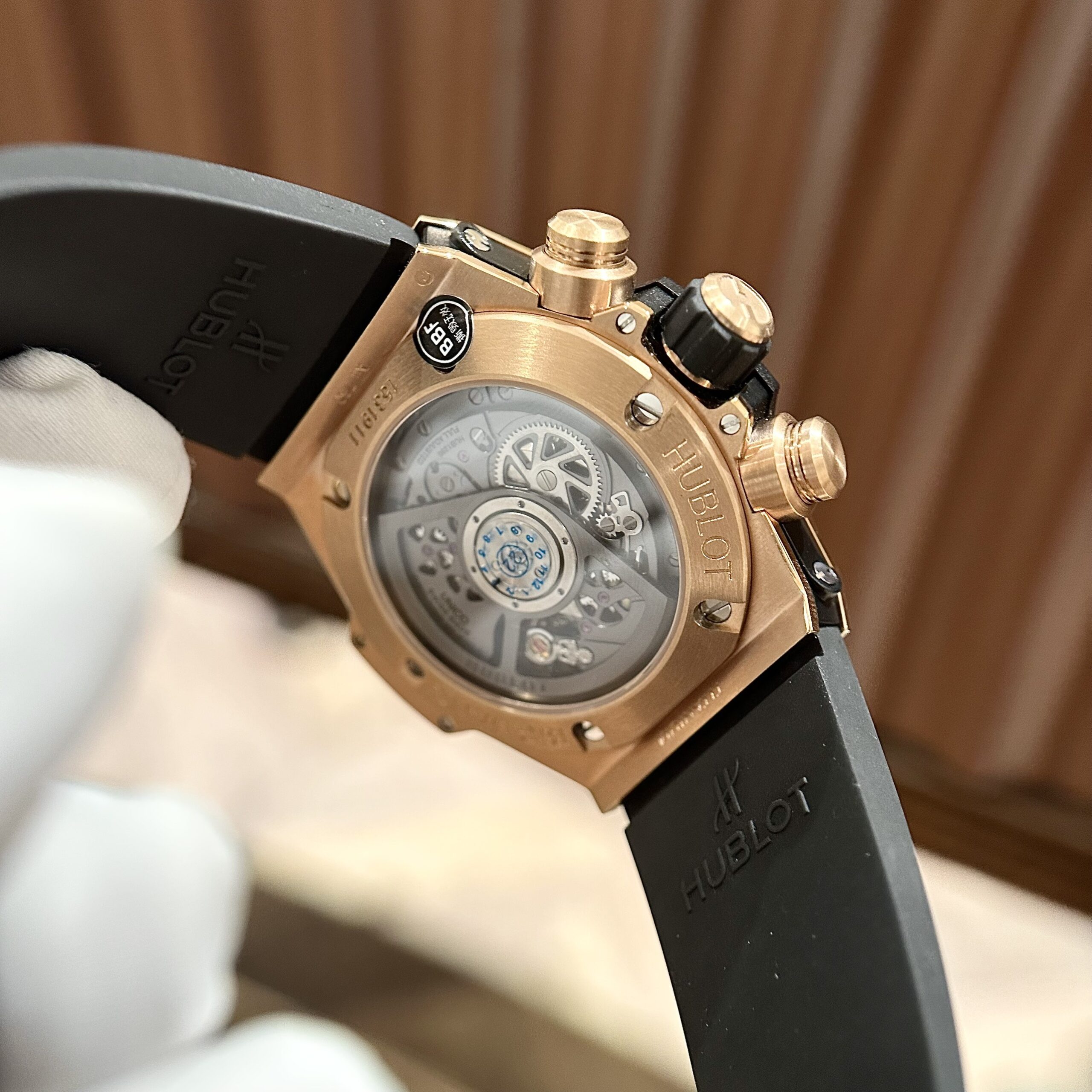 Hublot Replica 1:1 Watch Big Bang Unico King Gold Demi Black BBF Factory 44mm