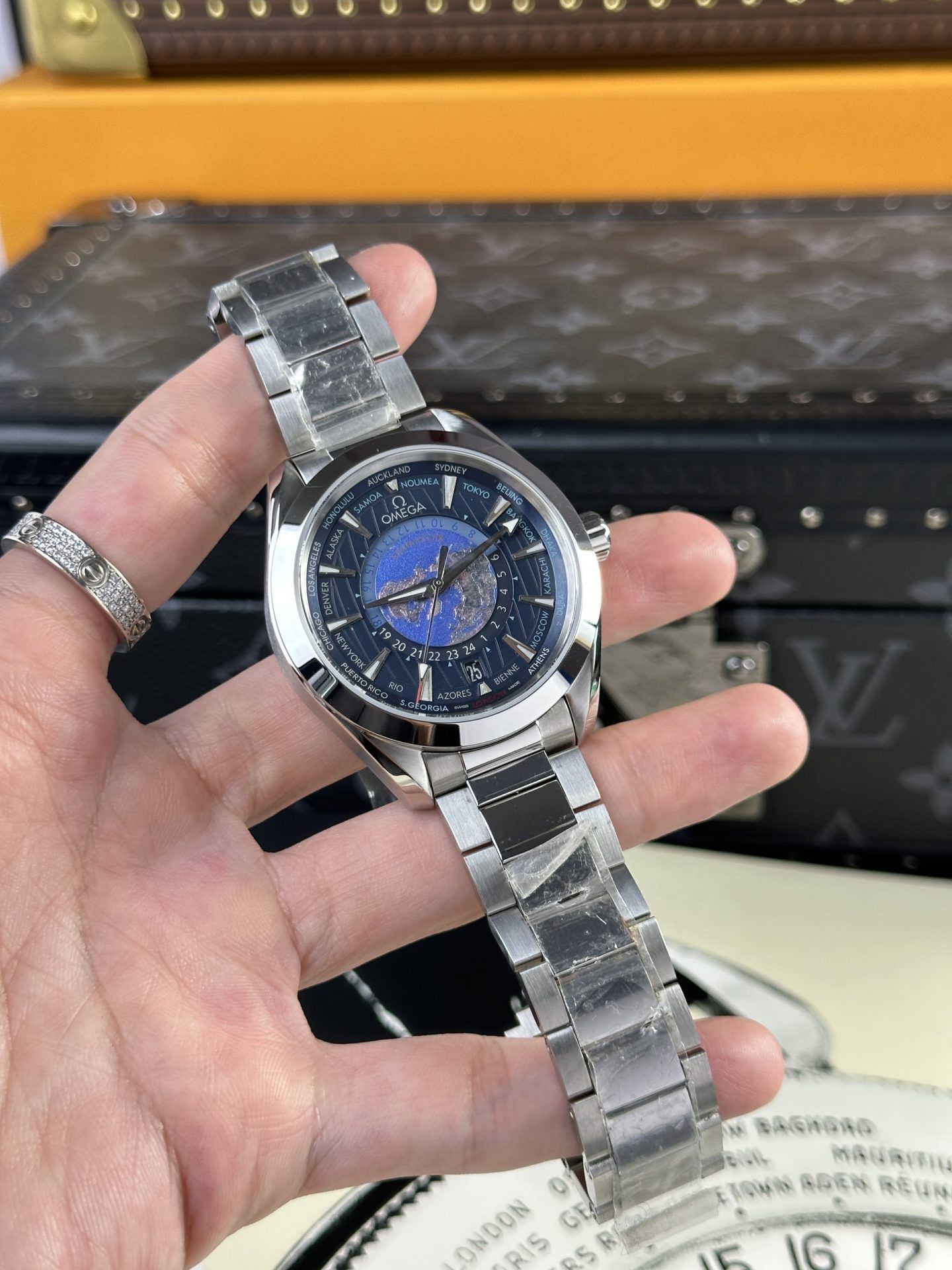 Omega Replica 1:1 Watch Seamaster Aqua Terra Blue Dial VS Factory 43mm