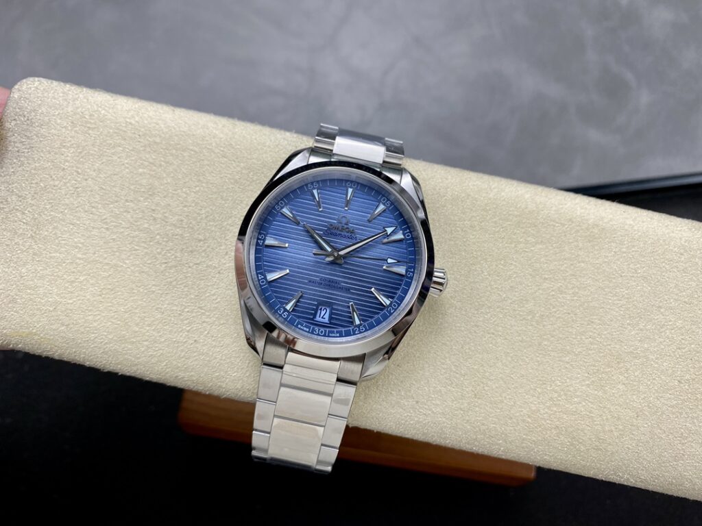 Omega Replica 1:1 Watch Seamaster Blue Dial Steel Strap Factory VS Factory 41mm