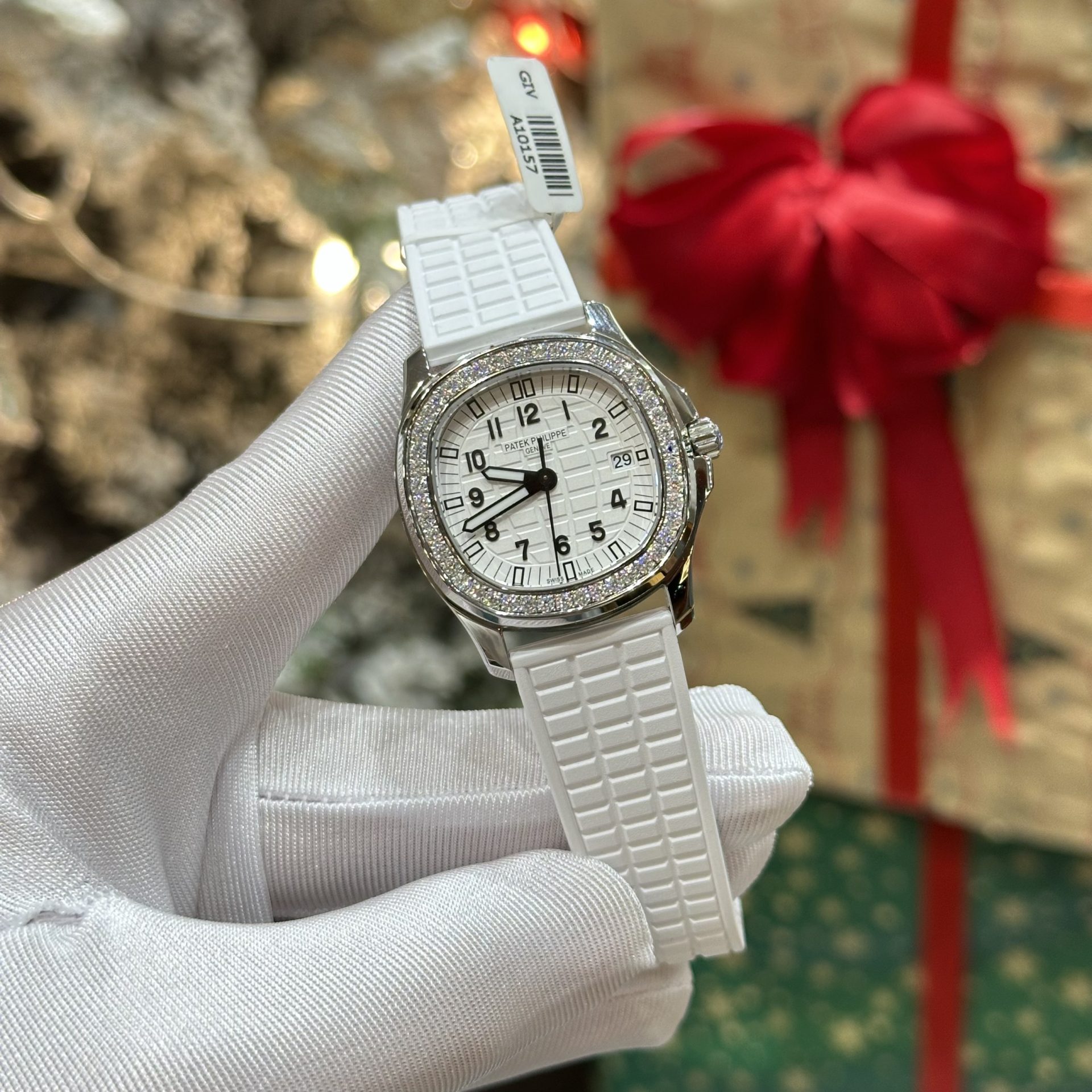 Patek Philippe Replica 1:1 Watch Aquanaut 5067A With Moissanite Diamond 35.6mm