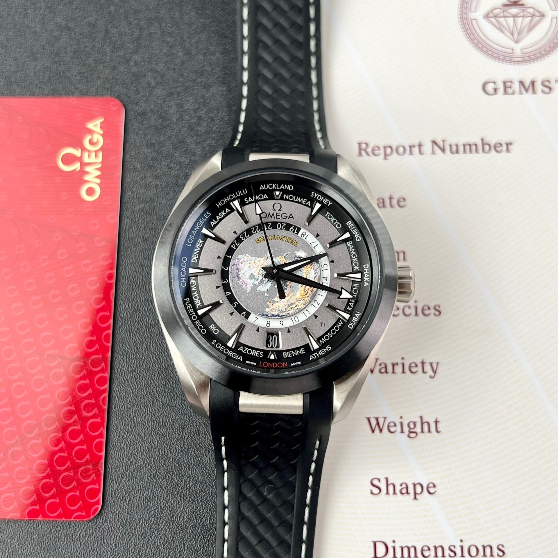 Omega Replica 1:1 Watch Seamaster Aqua Terra Worldtimer Factory VS 43mm