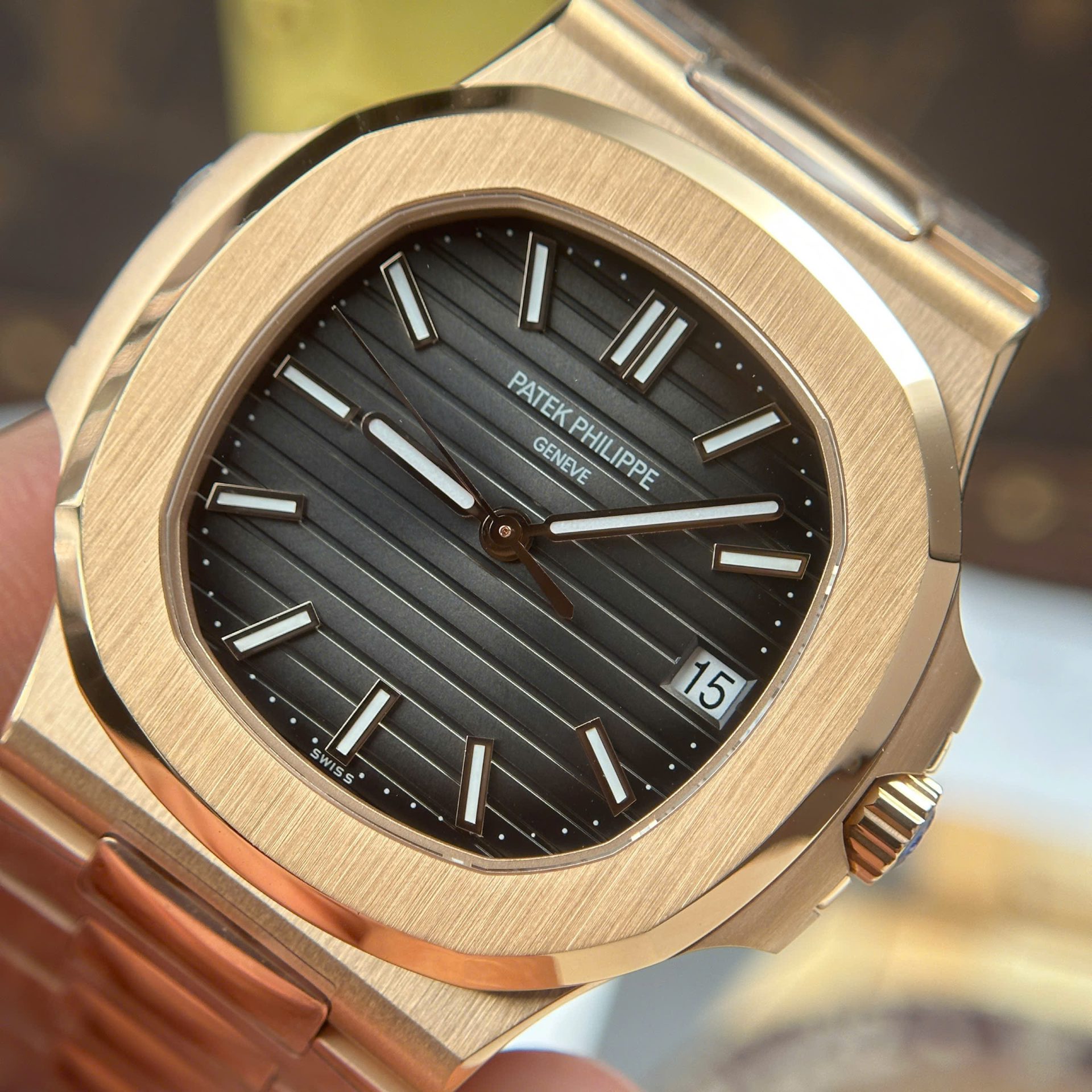 Patek Philippe Nautilus 5711 Knock Off Watches Gray Dial Automatic Movement 3K Factory 40mm