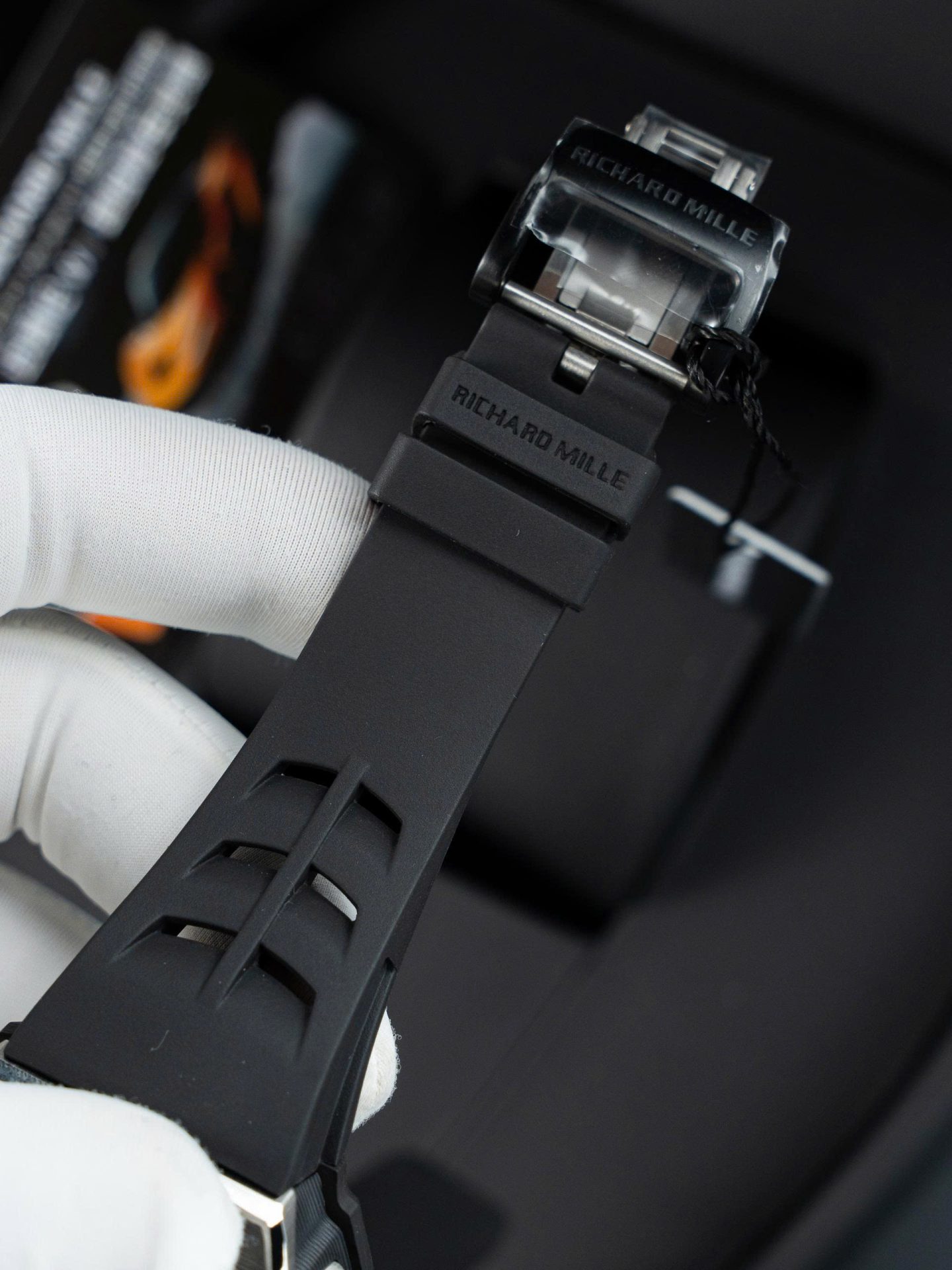 Richard Mille RM65-01 Imitation Watches Black Rubber Strap 44.5×49.9mm