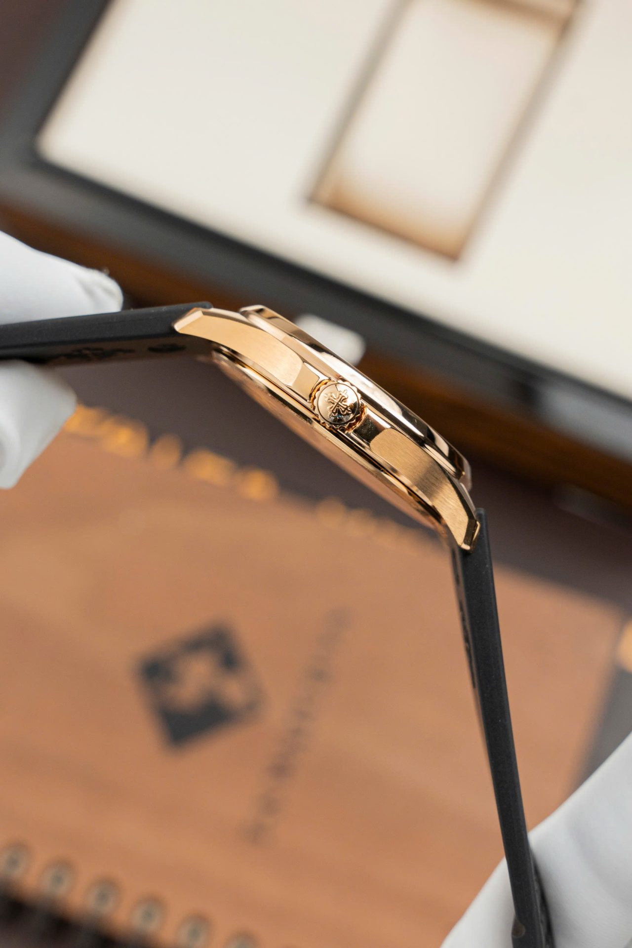 Patek Philippe Aquanaut 5067 Replica Watch Bezel Moissanite Diamonds PPF Factory 35.6mm