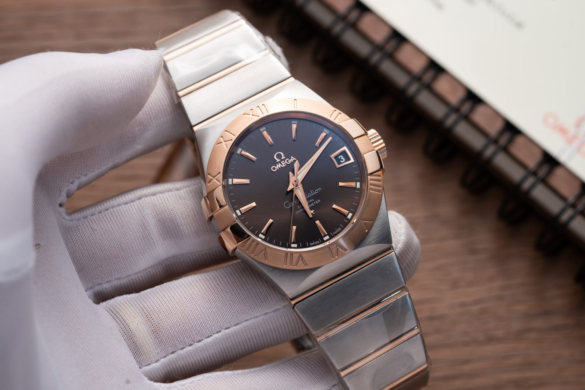 Omega Constellation Replica 1:1 Watch chocolate dial VS Factory 41mm