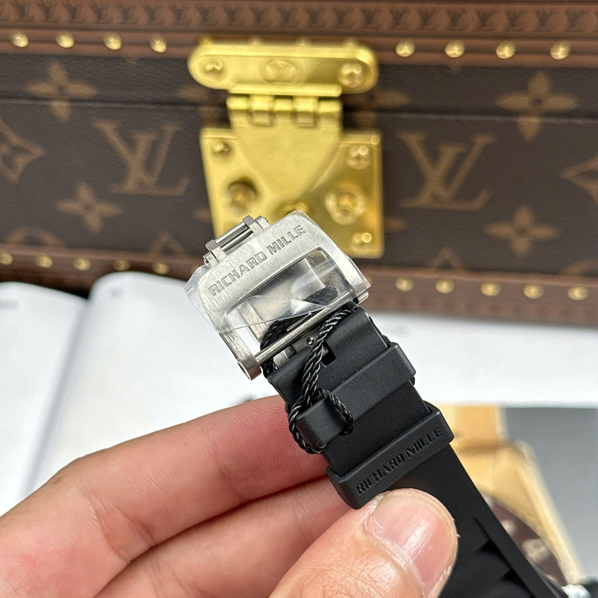 Richard Mille RM35-01 Rafael Nadal Replica Watches White Carbon NTPT ZF Factory 49,9x43mm