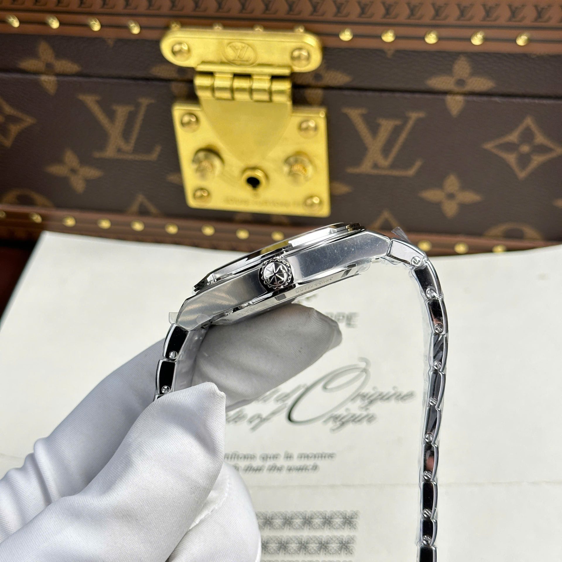 Vacheron Constantin Overseas 4500V Replica Watch Dial Blue PPF Factory 41mm