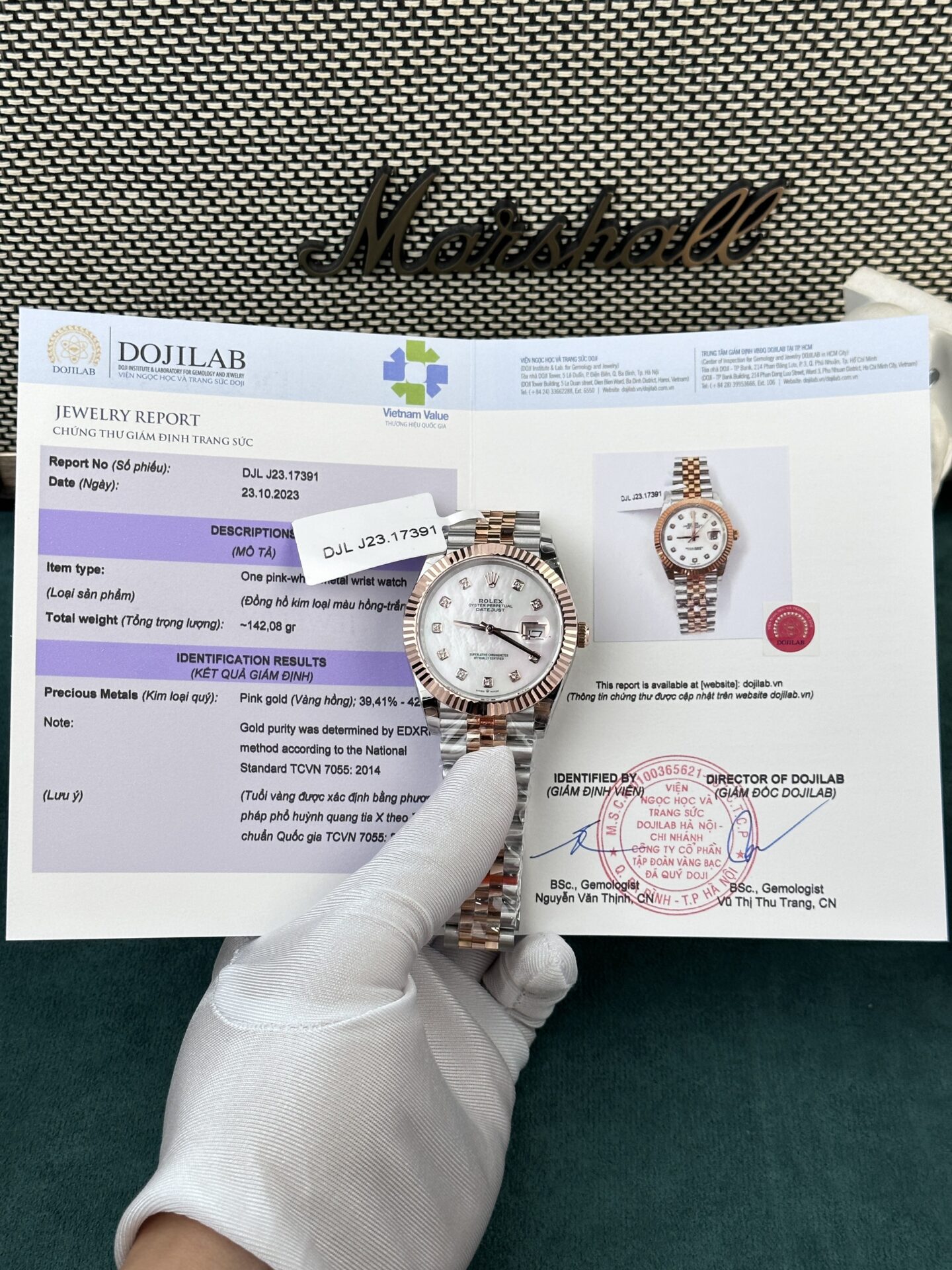 Rolex Replica 11 Watch DateJust Rose Gold Wrapped Mother-of-Pearl Dial GM Factory 36mm