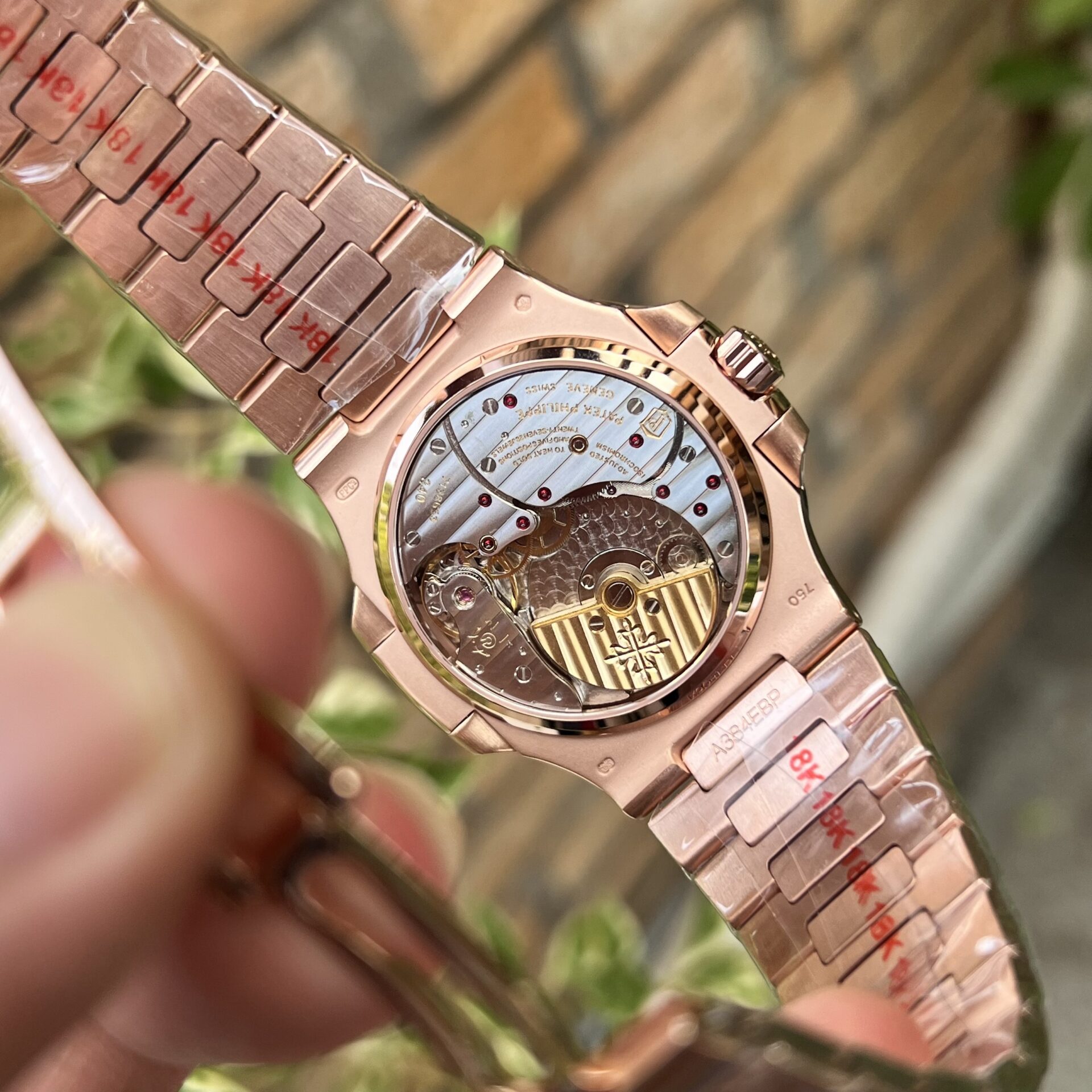 Patek Philippe Replica 11 Watch Nautilus 5712 Rose Gold Wrapped Chocolate Dial GRF 40mm