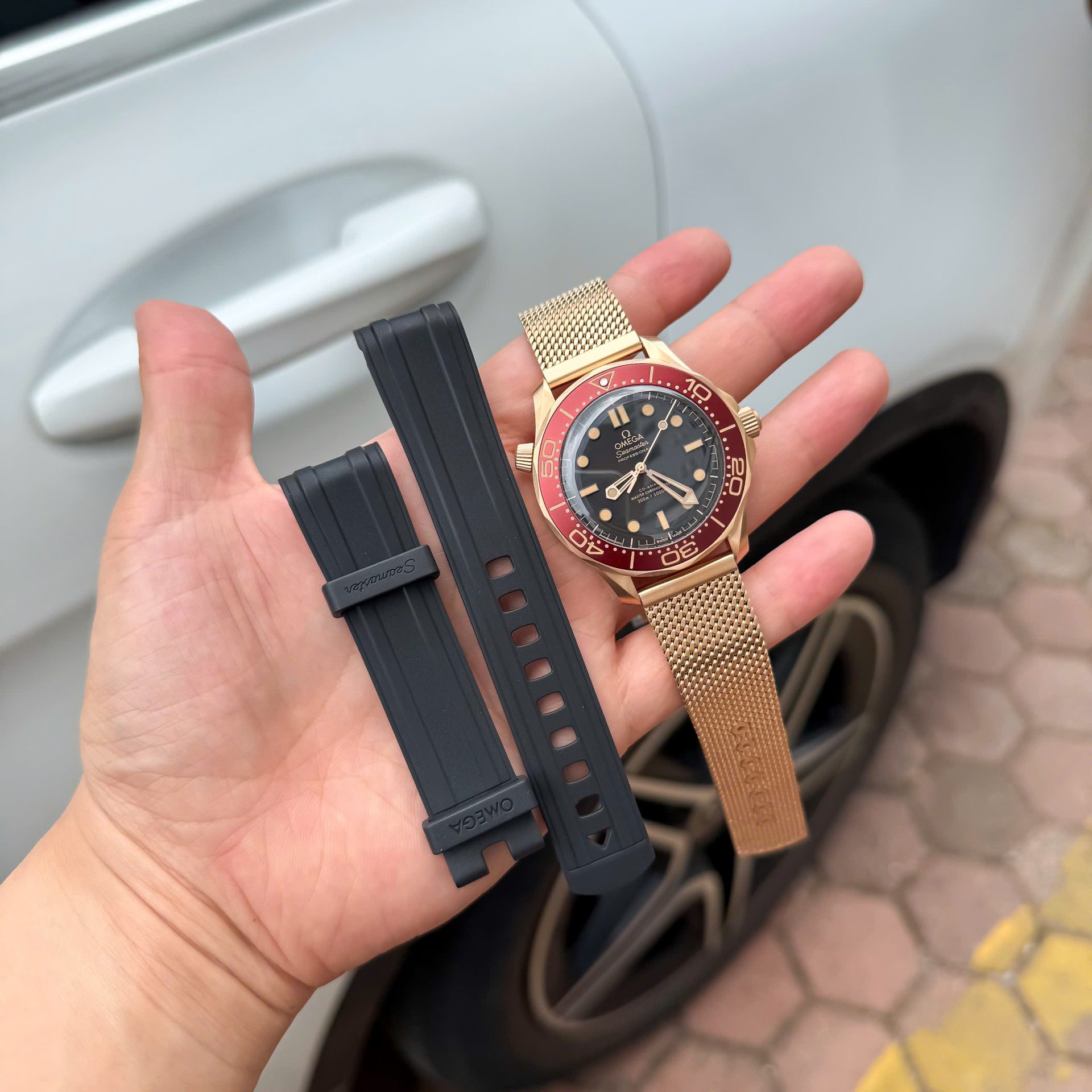 Omega Replica 11 Watch Seamaster Diver 300M Bronze Gold VS Factory 42mm