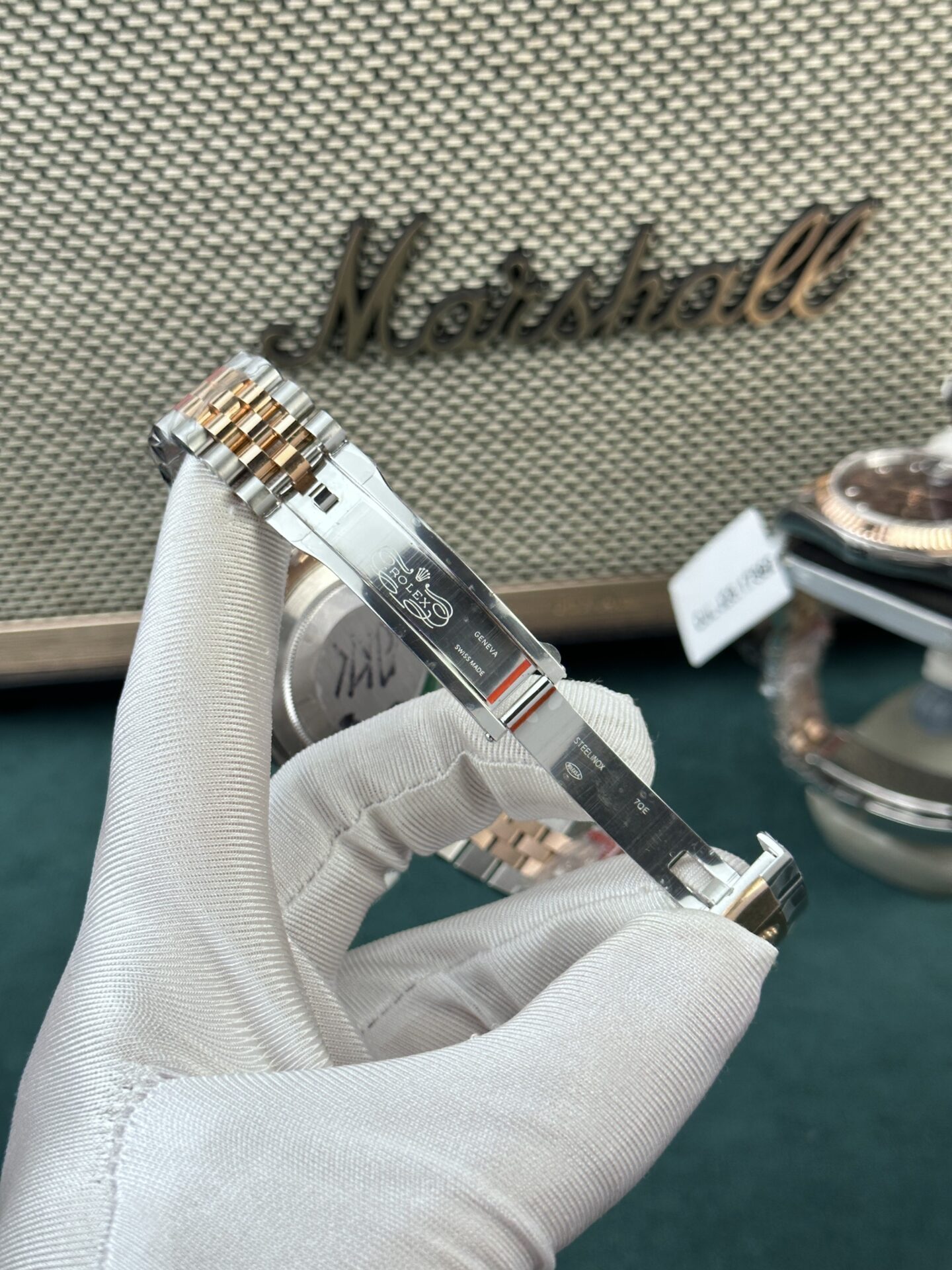 Rolex Replica 11 Watch DateJust Rose Gold Wrapped Mother-of-Pearl Dial GM Factory 36mm