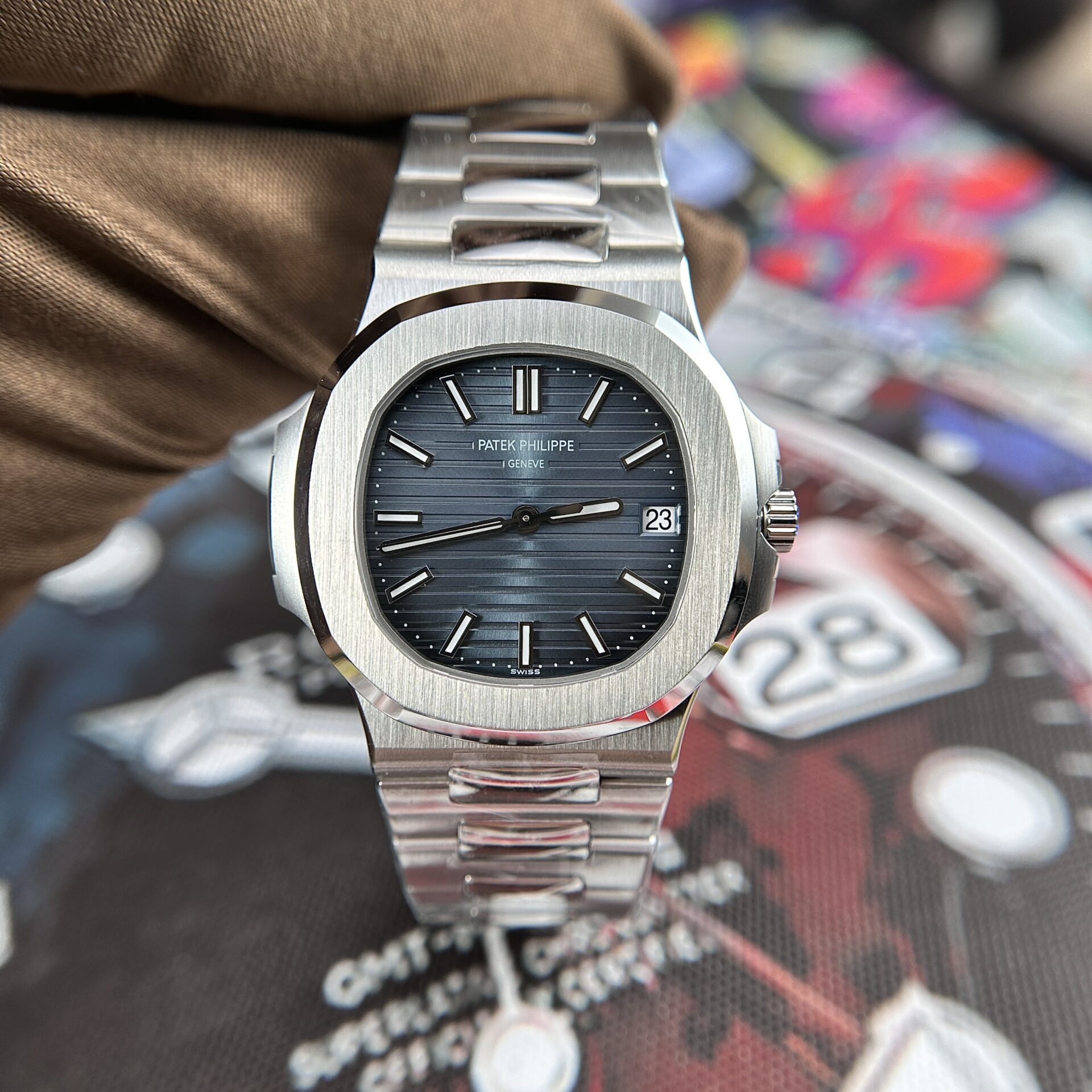 Patek Philippe Nautilus 5711 Blue Dial Replica 1:1 Watch 3K Factory 40mm