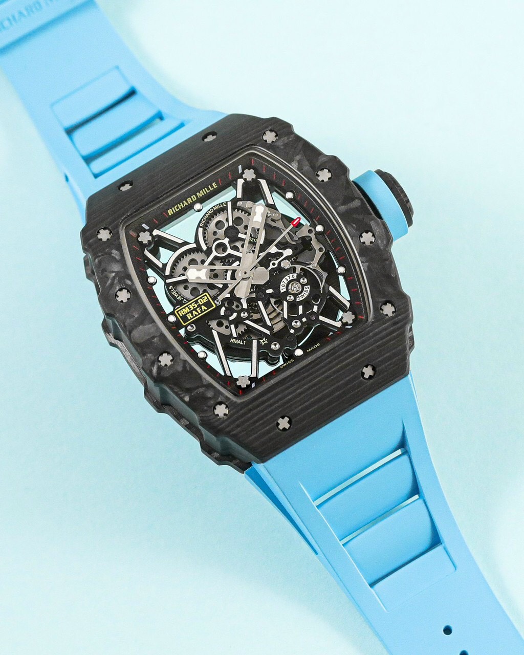Richard Mille Replica 11 Watch RM 35-02 Rafael Nadal Blue 44mm