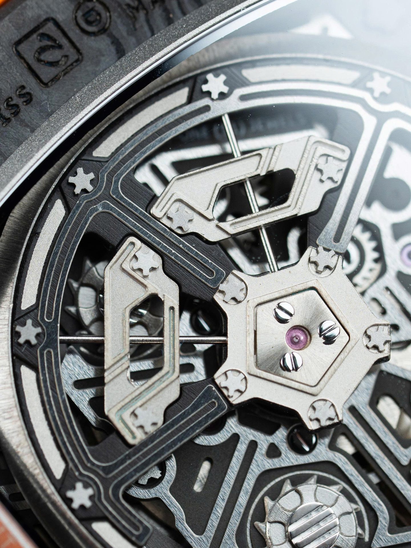 Richard Mille RM65-01 Imitation Watches Black Rubber Strap 44.5×49.9mm