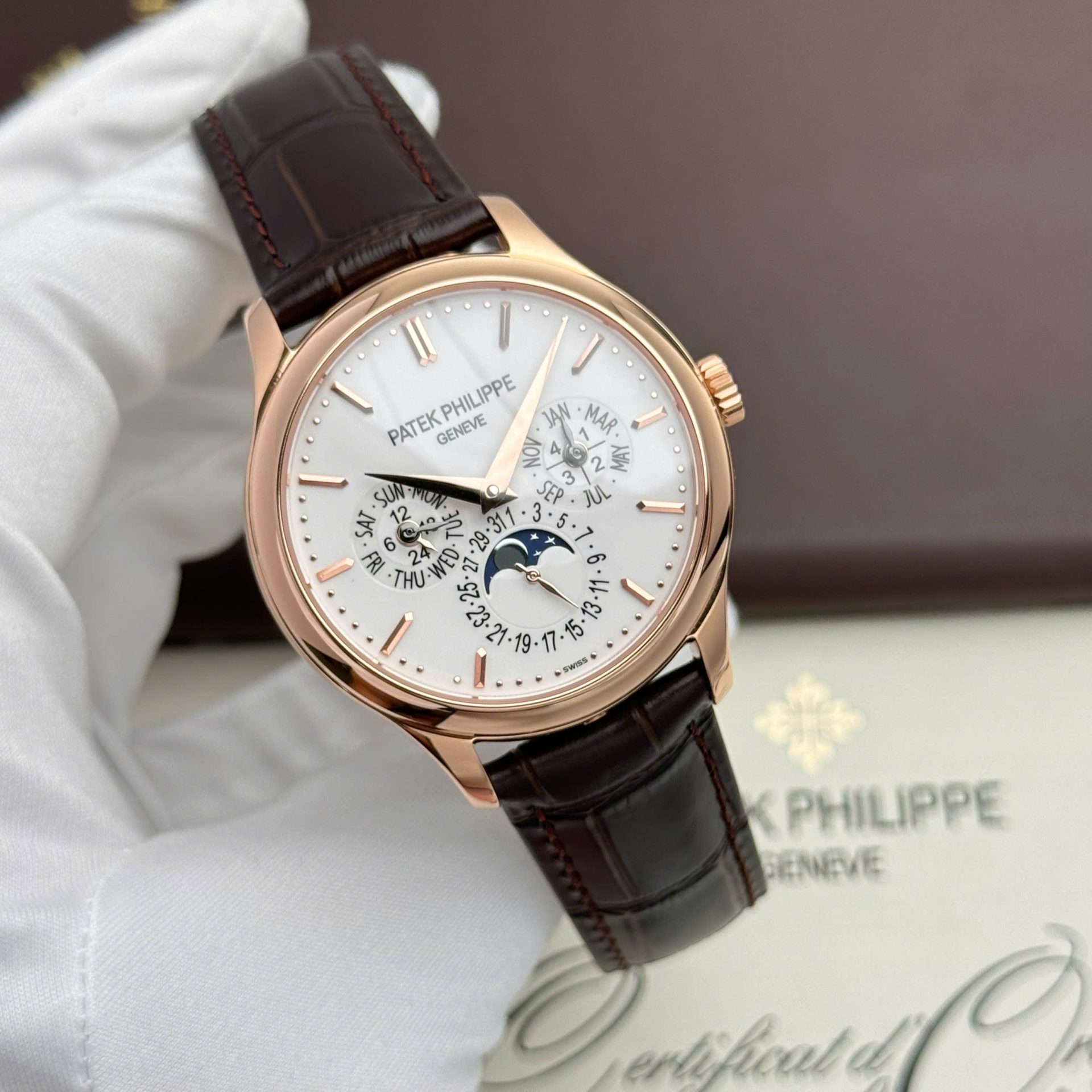 Patek Philippe Grand Complicaitons 5327R Best Replica Watches White Dial Automatic Movement 40mm