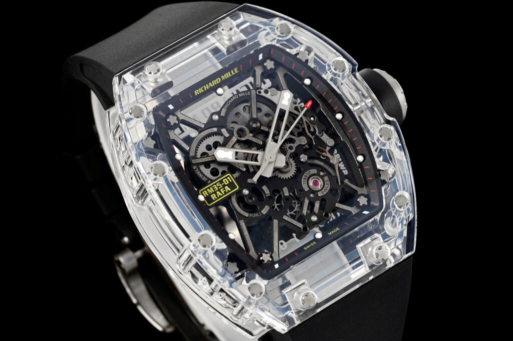 Richard Mille RM35-01 Rafael Nadal Sapphire Replica 11 Watch Factory BBR 44mm